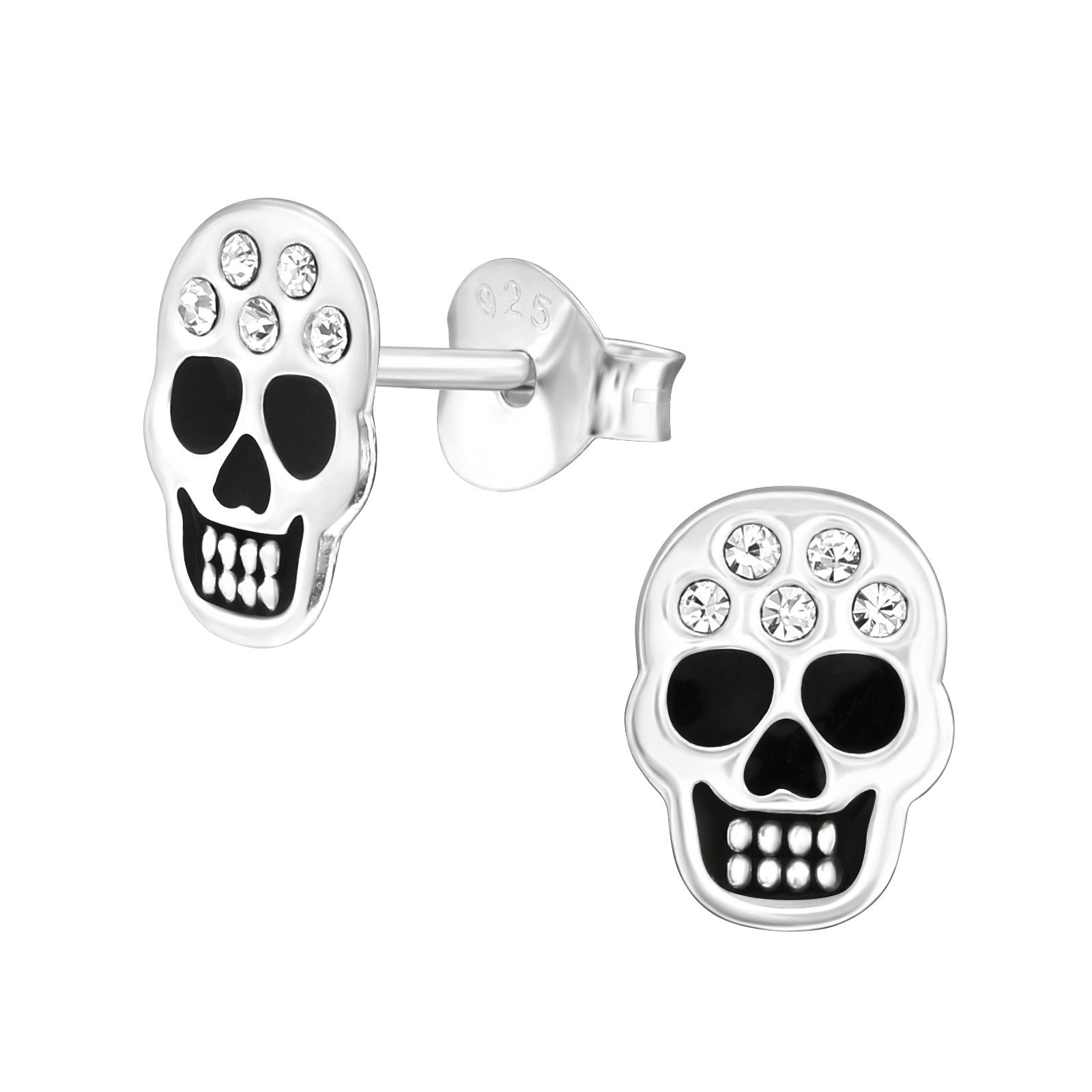 ALEXANDER YORK Paar Ohrstecker TOTENKOPF, 2-tlg., 925 Sterling Silber günstig online kaufen