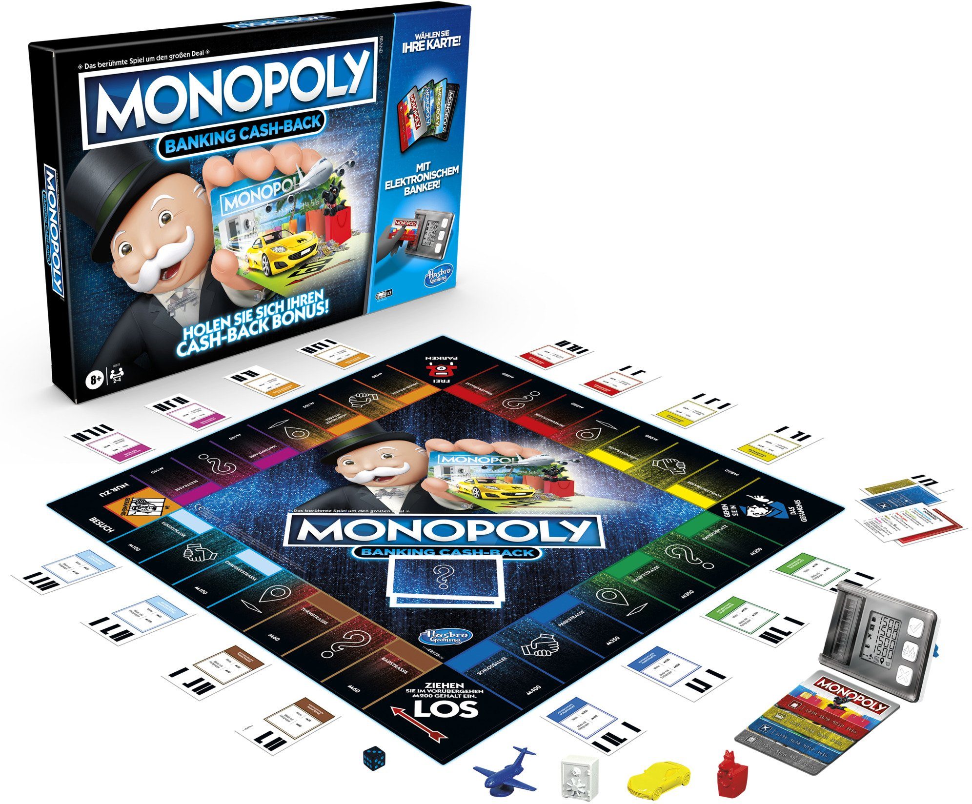 in Hasbro Europe Made Cash-Back, Banking Spiel, Monopoly