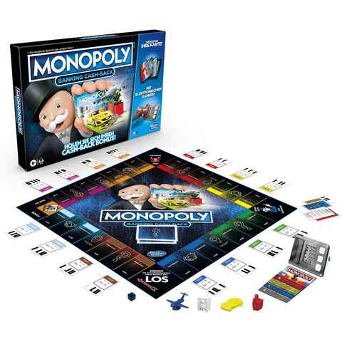 Hasbro Spiel, Monopoly Banking Cash-Back, Made in Europe