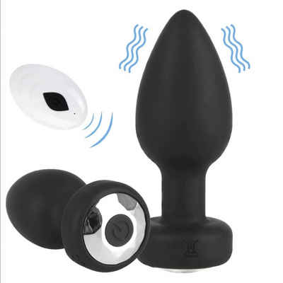 TPFSecret Analvibrator »Analplug Stimulator für Frauen und Männer«, (10 verschiedene Vibrationsmodi), über USB wiederaufladbar, Butt Plug Anal Vibrator Massagegerät