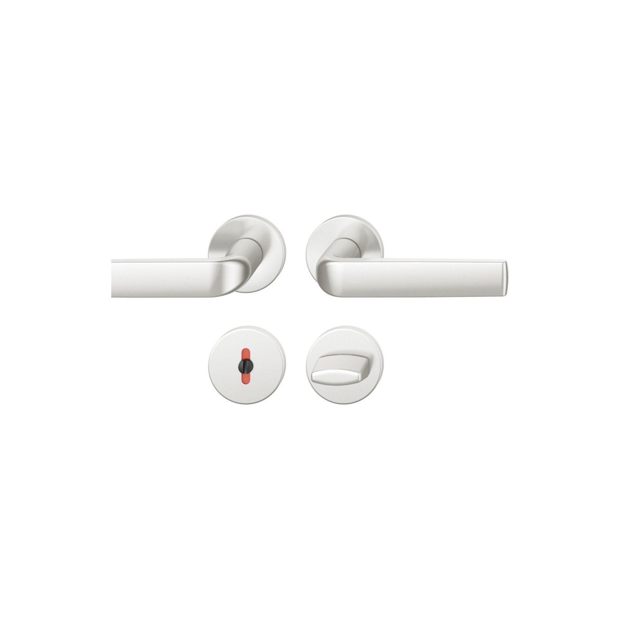 FSB Zubehör-Set Rosettengrt.12 1267 Alu.0105 rd.WC DIN L/R D/D FSB