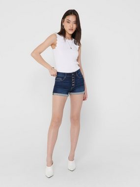 ONLY Jeansshorts Hush (1-tlg) Weiteres Detail, Plain/ohne Details