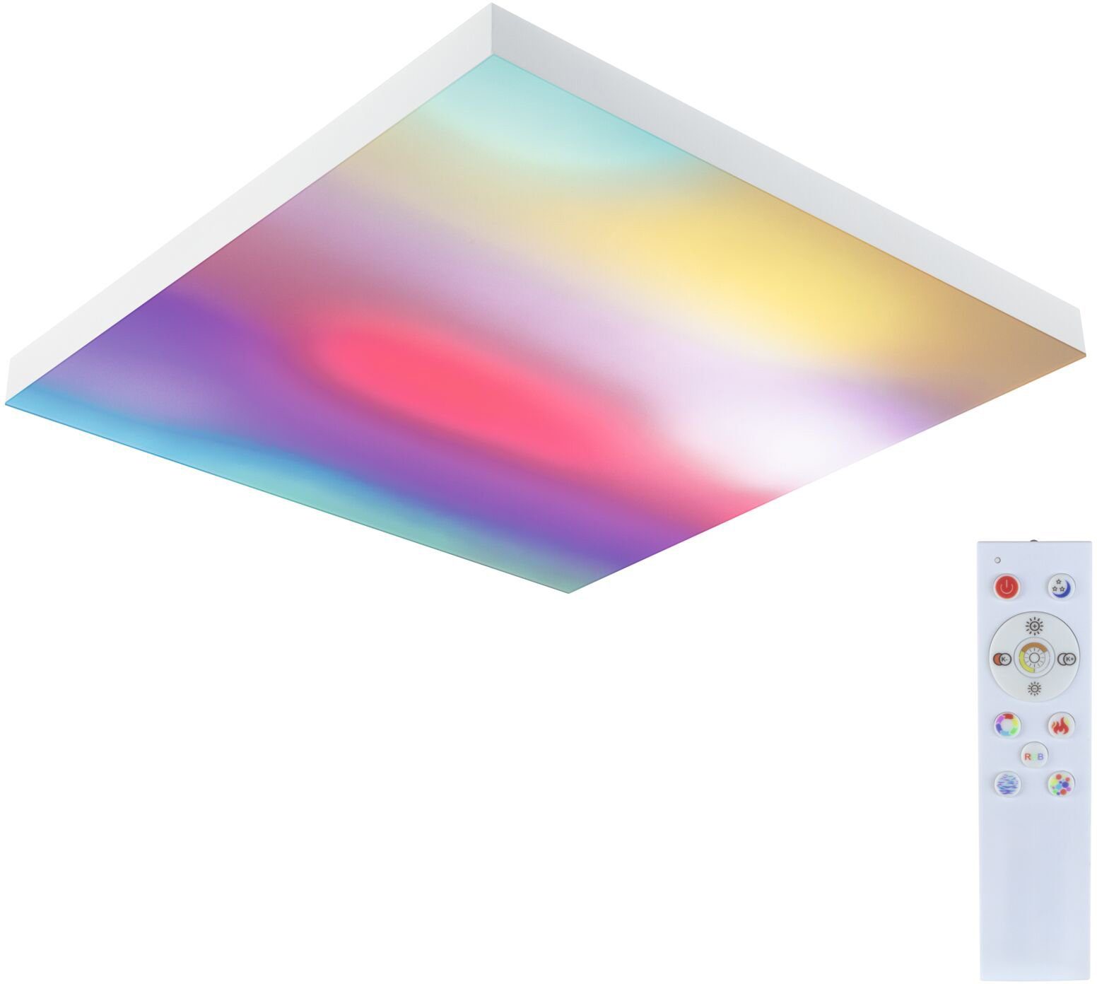 Paulmann LED Panel Velora Rainbow, LED fest integriert, Tageslichtweiß | Panels