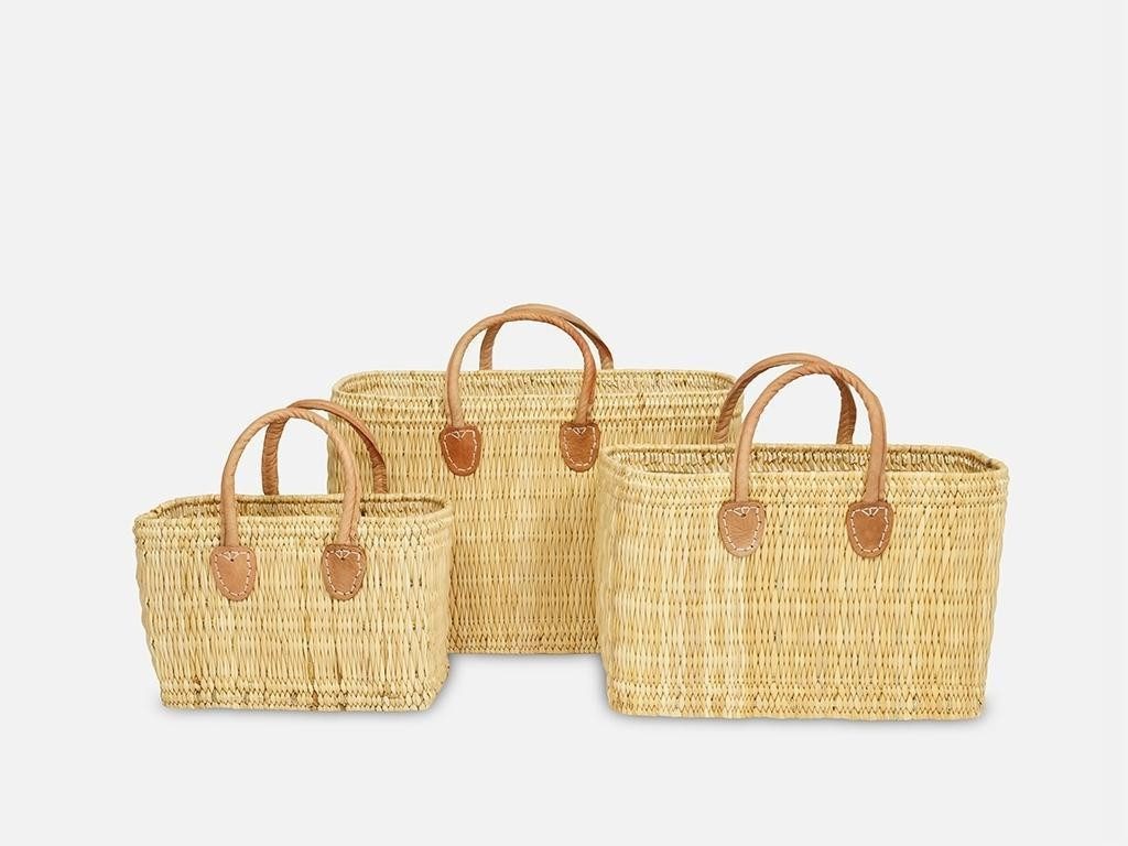 El Puente Einkaufskorb Souk-Tasche "Natur", Handmade, Handmade