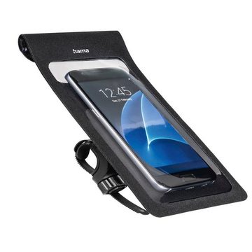 Hama Smartphone-Tasche Slim als Lenkertasche fürs Fahrrad wasserabweisend Smartphone-Halterung, (wasserabweisend,in der Tasche bedienbar,dank Kamerafenster fotografier)