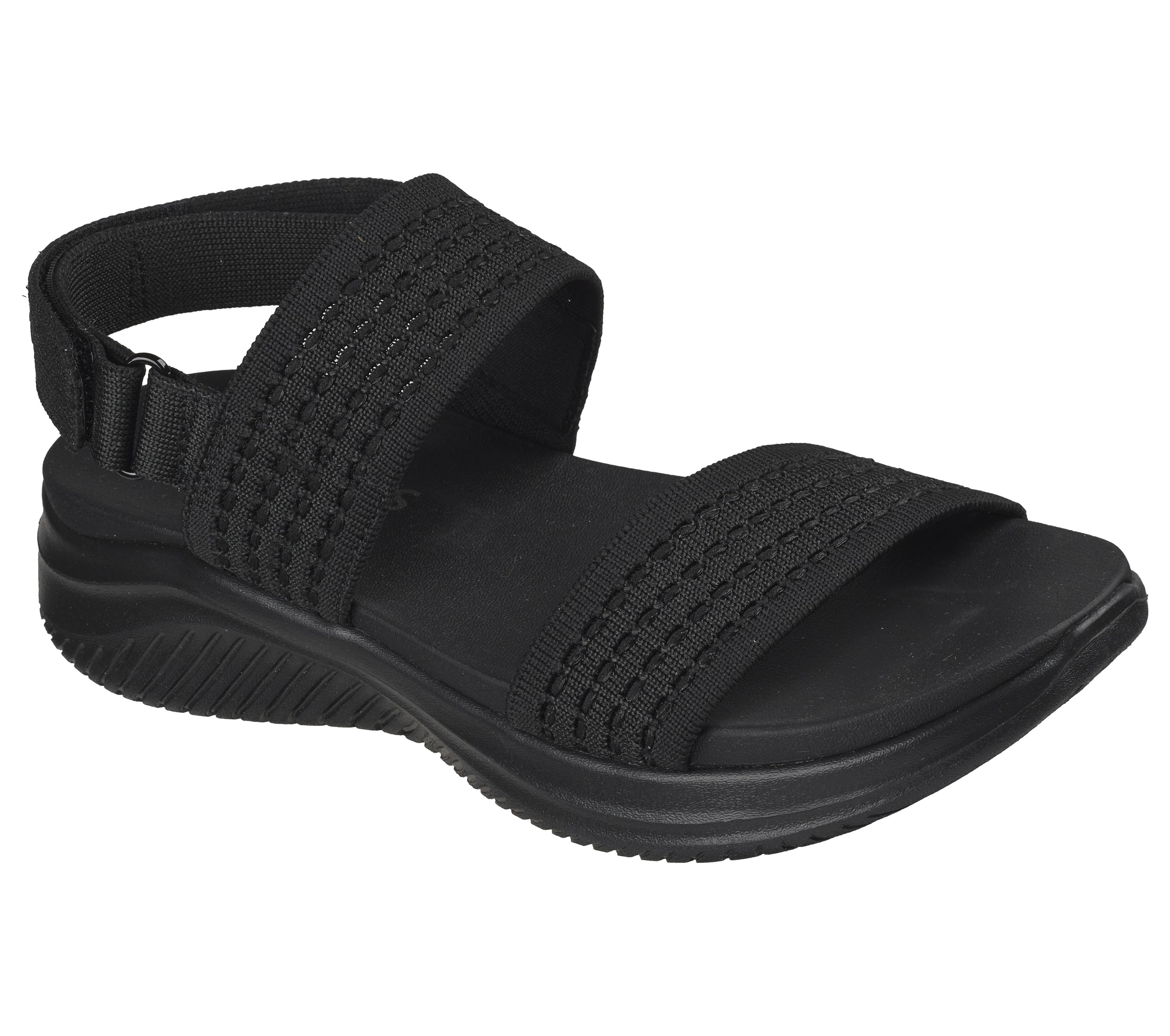 Skechers ULTRA FLEX 3.0 SANDAL Sandale Sommerschuh, Freizeitschuh mit Klettverschluss