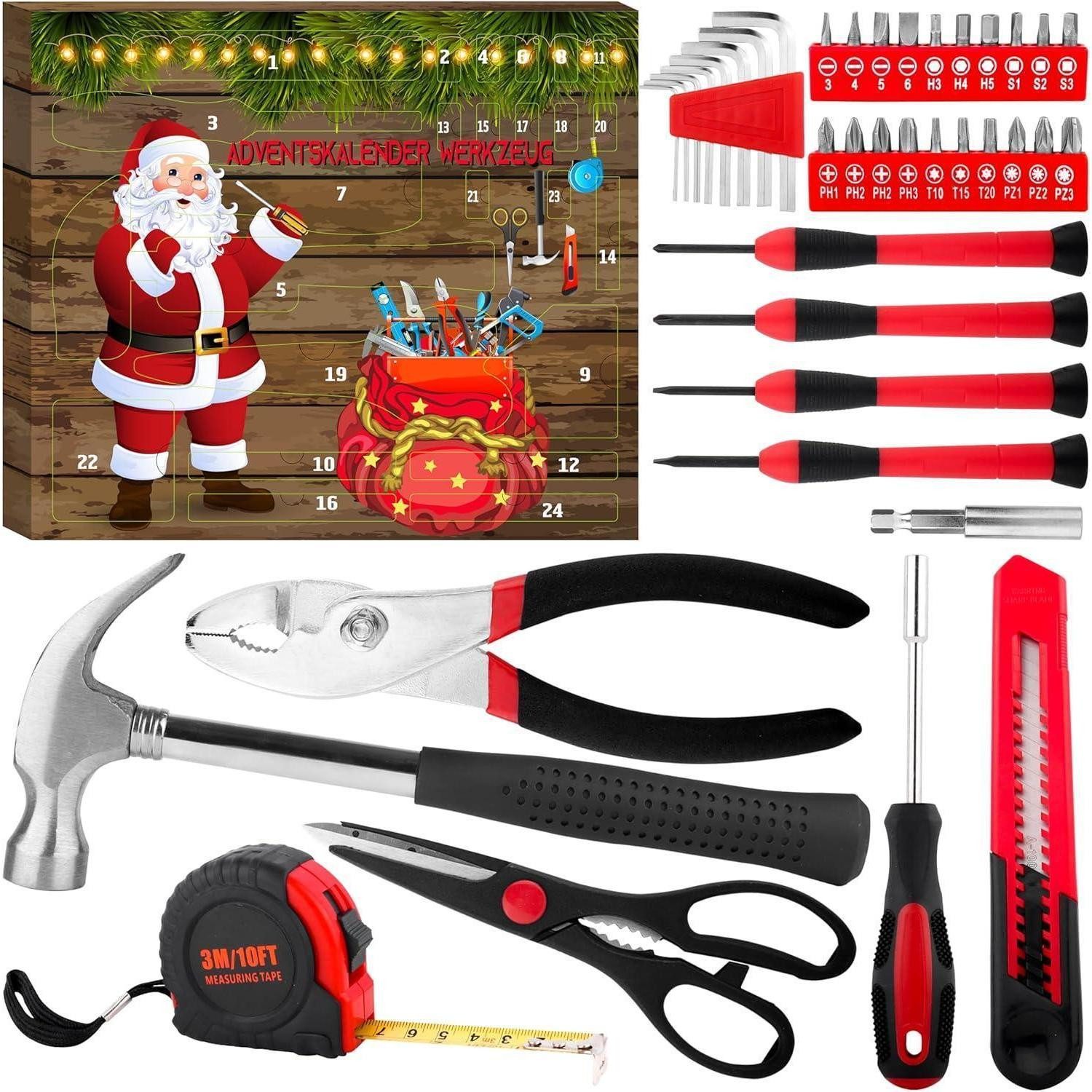 LuxusKollektion Adventskalender Werkzeug Adventskalender 2024 Männer Weihnachtskalender Herren