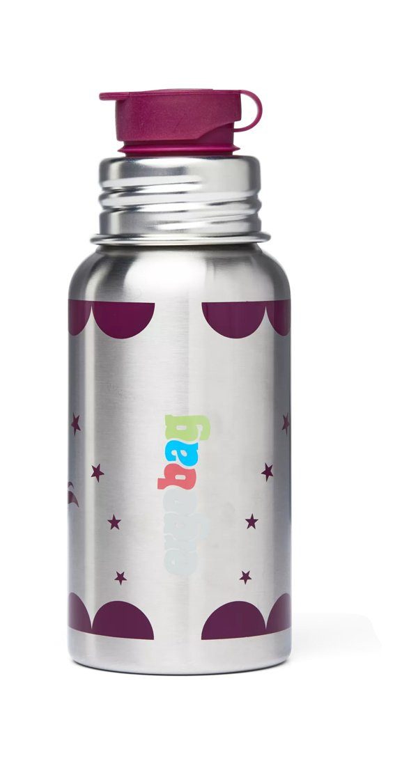 ergobag Trinkflasche Edelstahl Trinkflasche, auslaufsicher und kohlensäuregeeignet