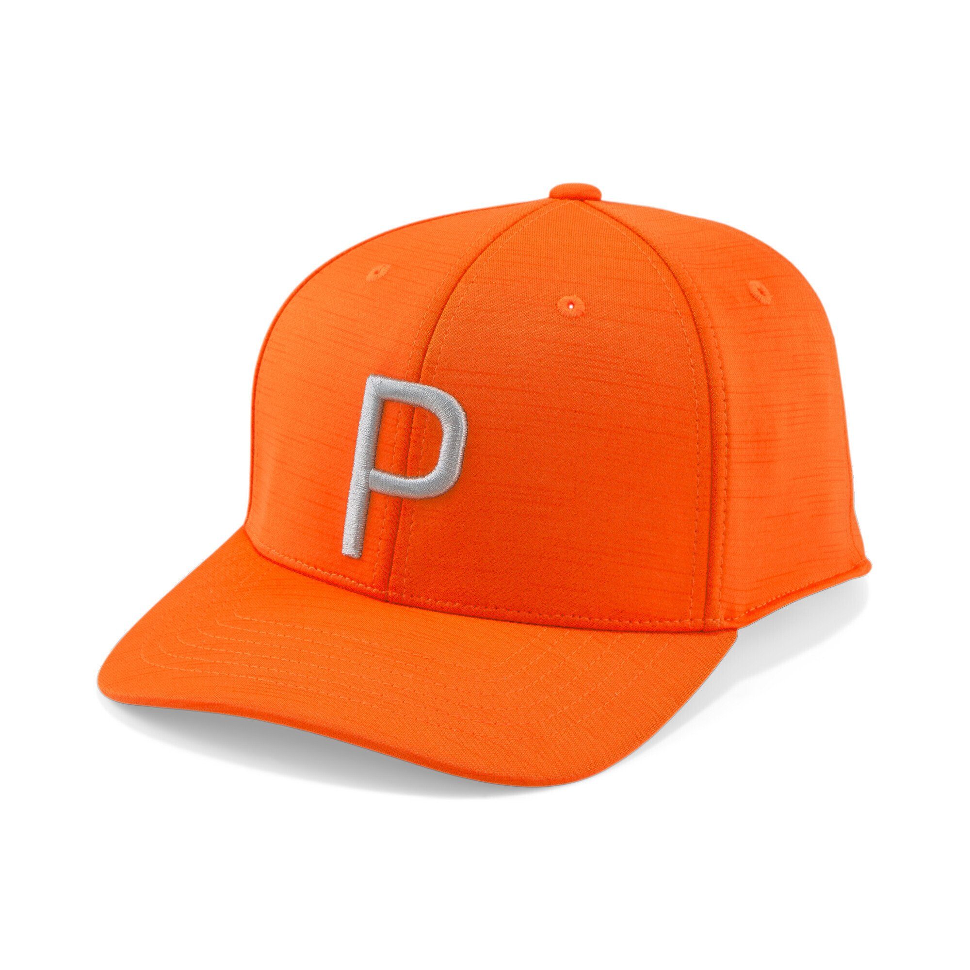 PUMA Flex Cap P Cap Mid Golf Gray Herren Orange Rickie Cool