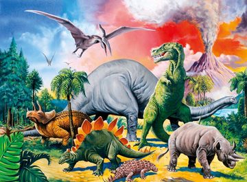 Ravensburger Puzzle Unter Dinosauriern. Puzzle 100 Teile XXL, 100 Puzzleteile