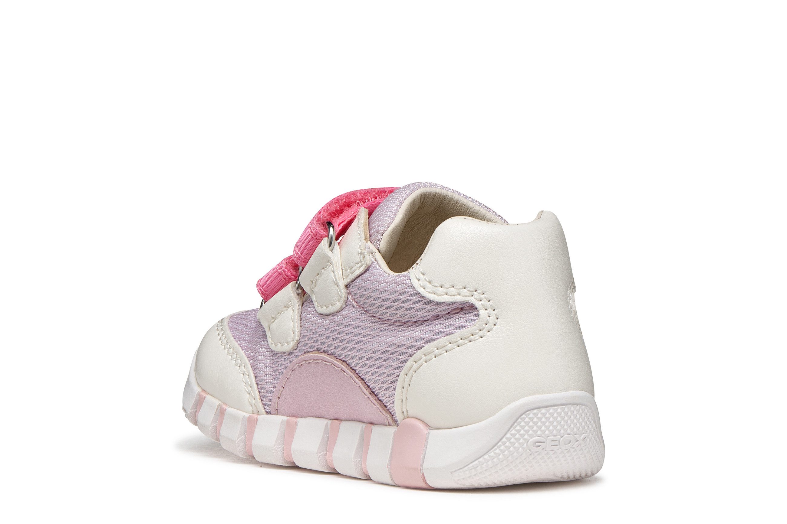Geox B IUPIDOO GIRL Lauflernschuh Babyschuh im Pastell-Look, Größenschablone zum Download