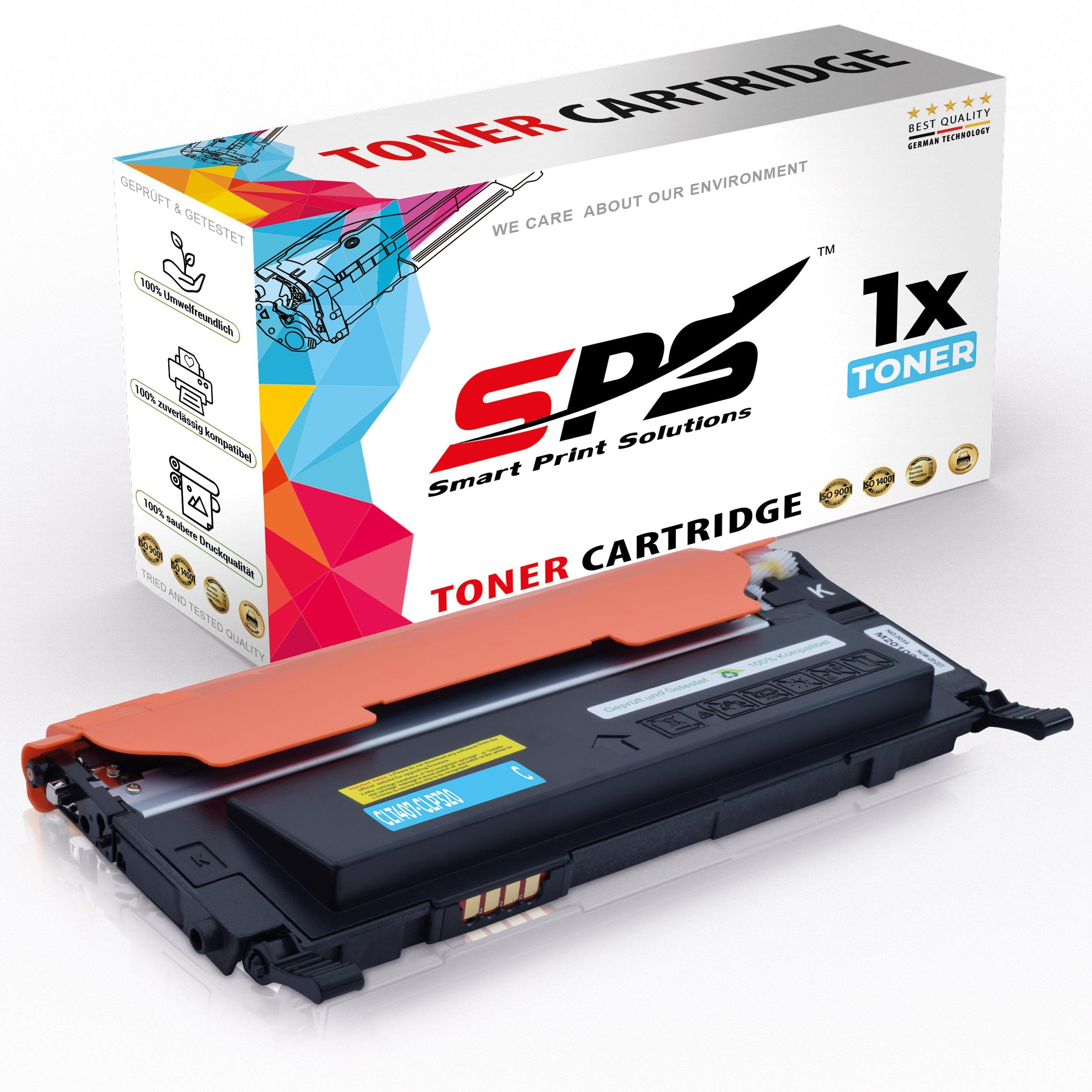 SPS Tonerkartusche Kompatibel für (1er CLX 1x 3185 (CLT-C407S/C407), Pack, Samsung Toner)