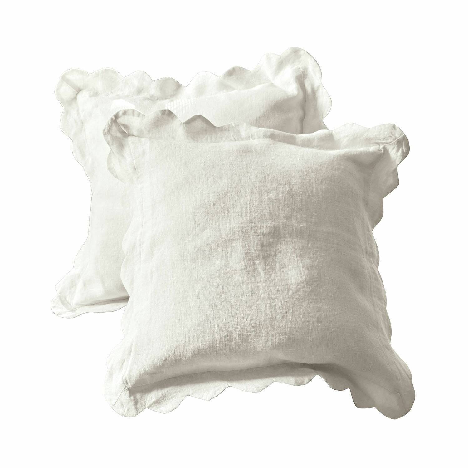 Mirabeau Kissenhülle Kissenhülle 2er Set Fontienne weiß günstig online kaufen