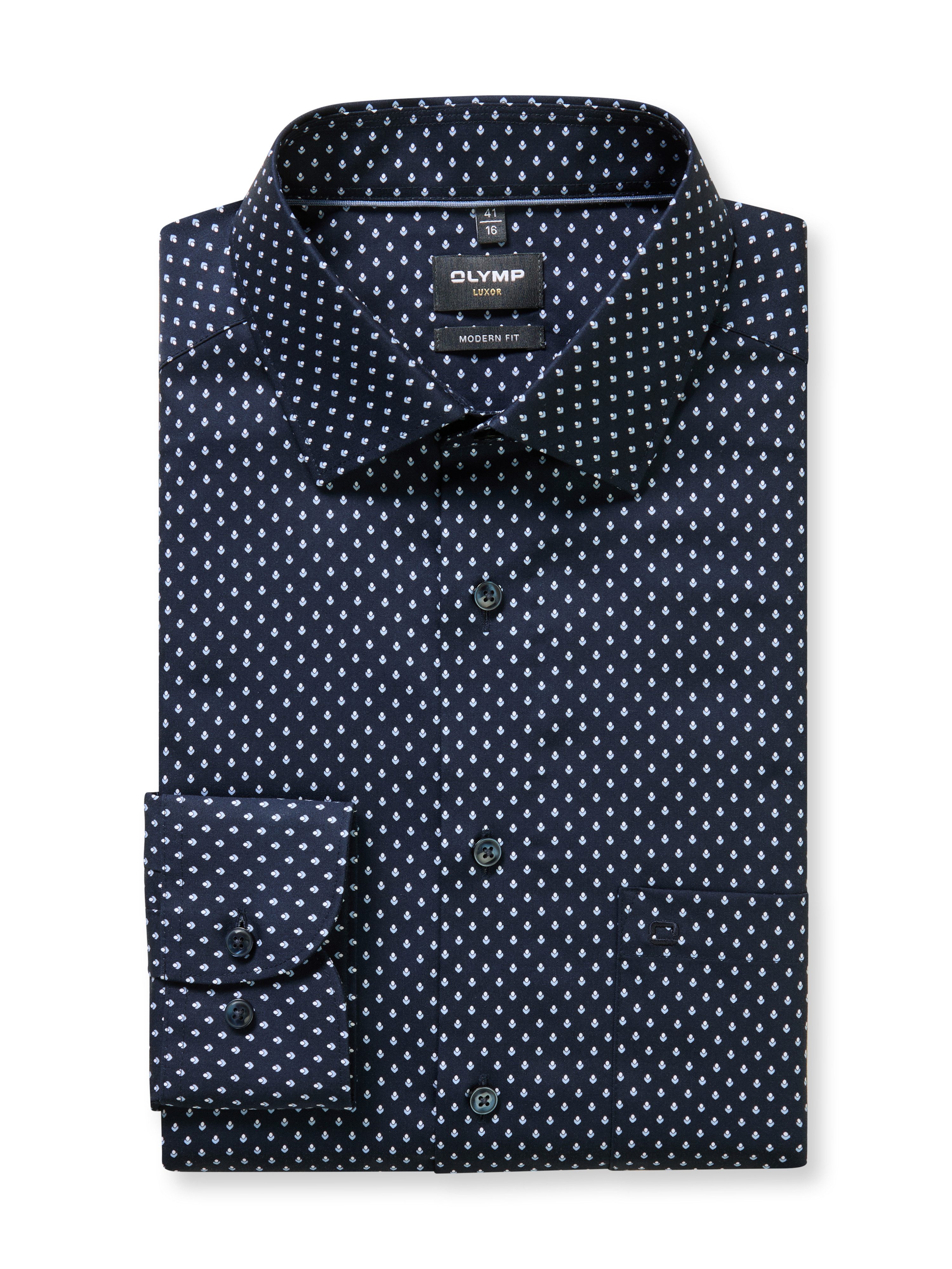 OLYMP Langarmhemd Luxor modern fit, New-Kentkagen, Businesshemd, extra lang günstig online kaufen