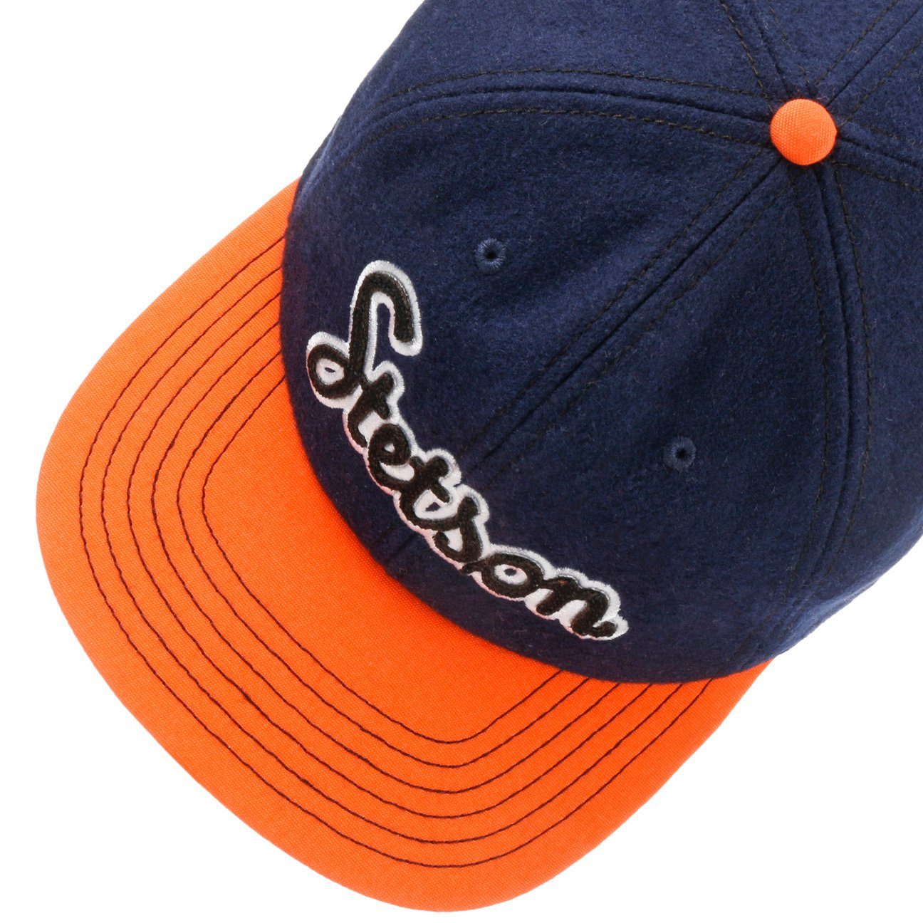 Baseball dunkelblau (1-St) mit Stetson Basecap Cap Schirm