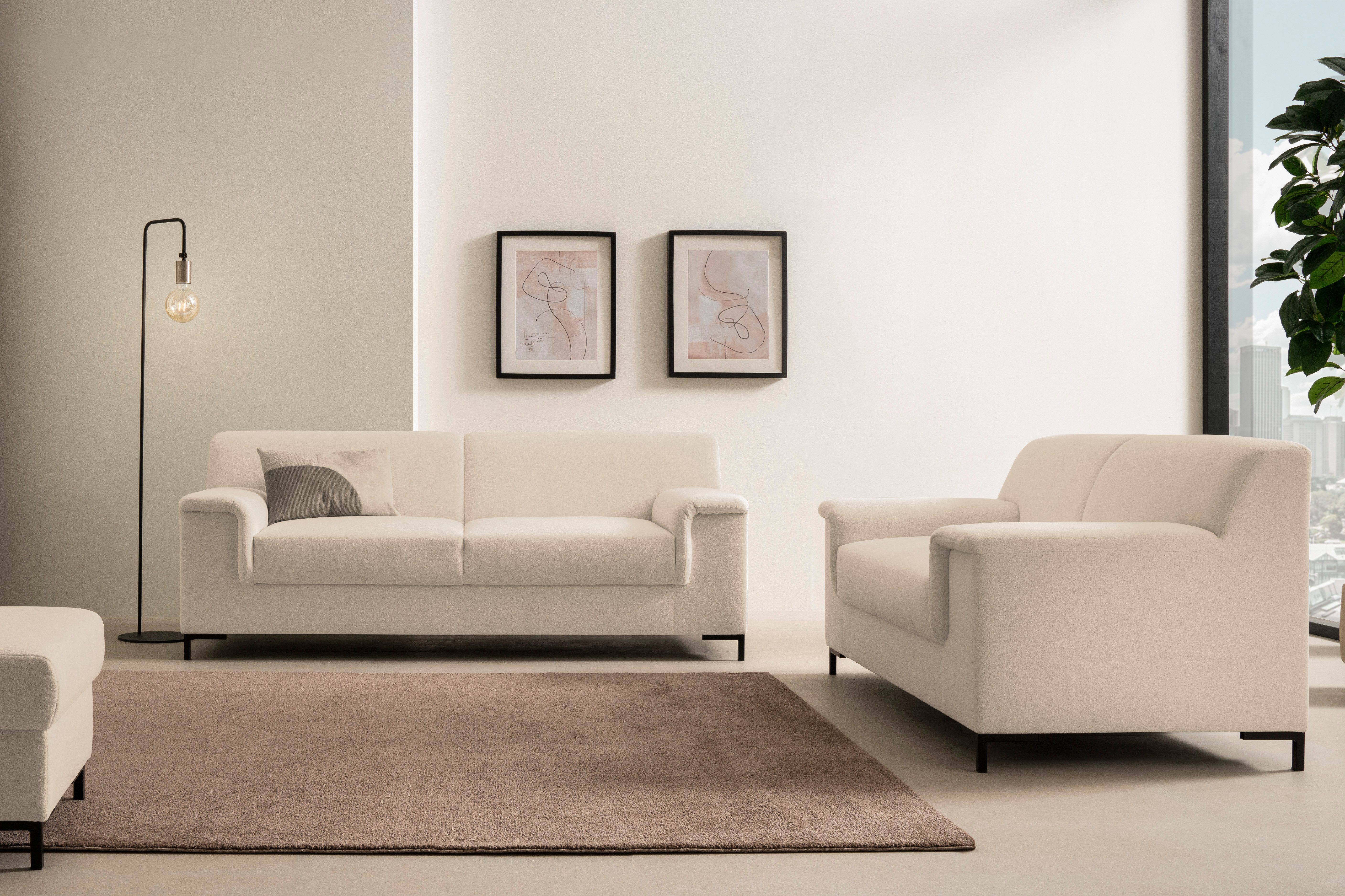 INOSIGN Polstergarnitur Jamie 2, auch in Cord, Set: bestehend aus 1,5- und günstig online kaufen