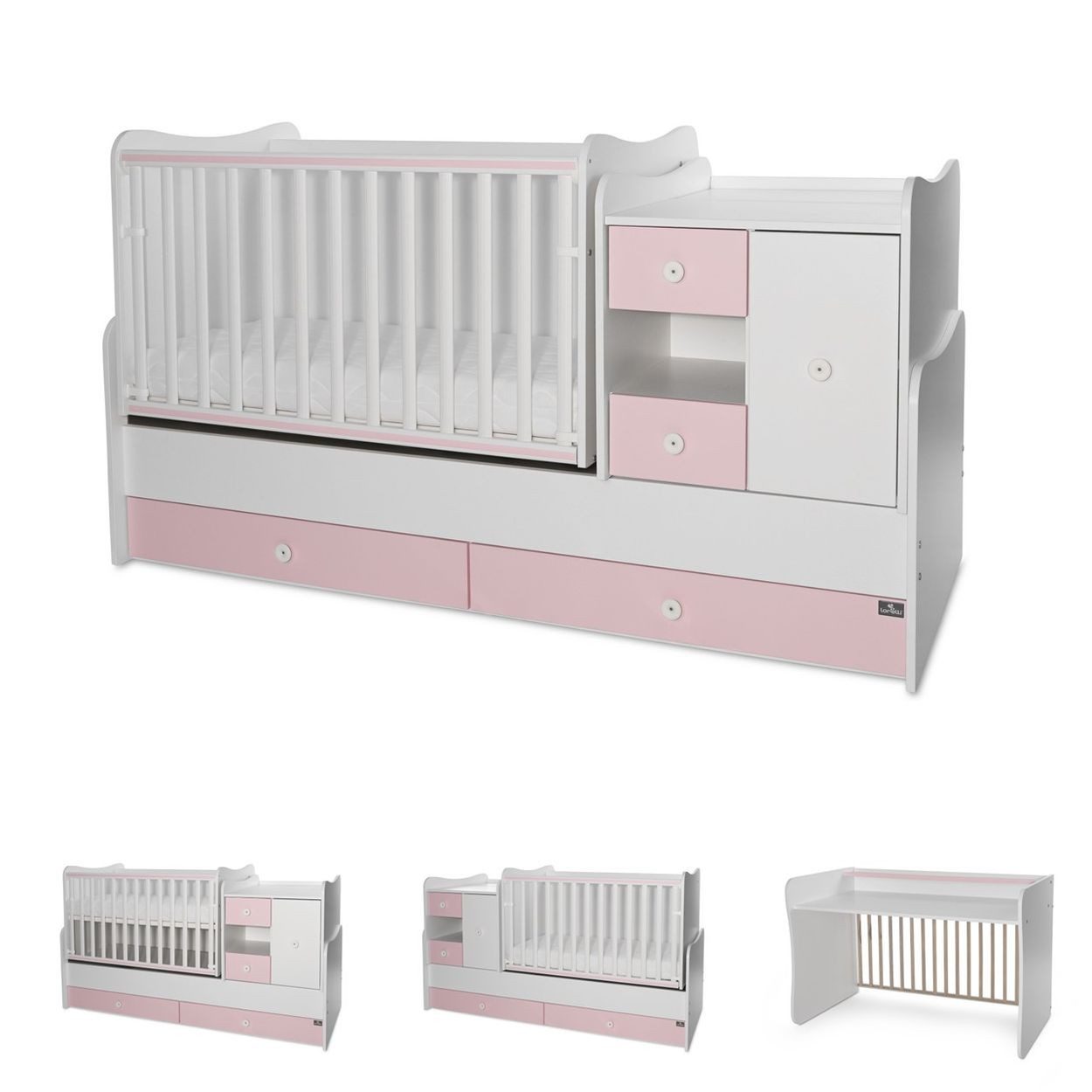 Komplettbett Baby- und Kinderbett Mini Max