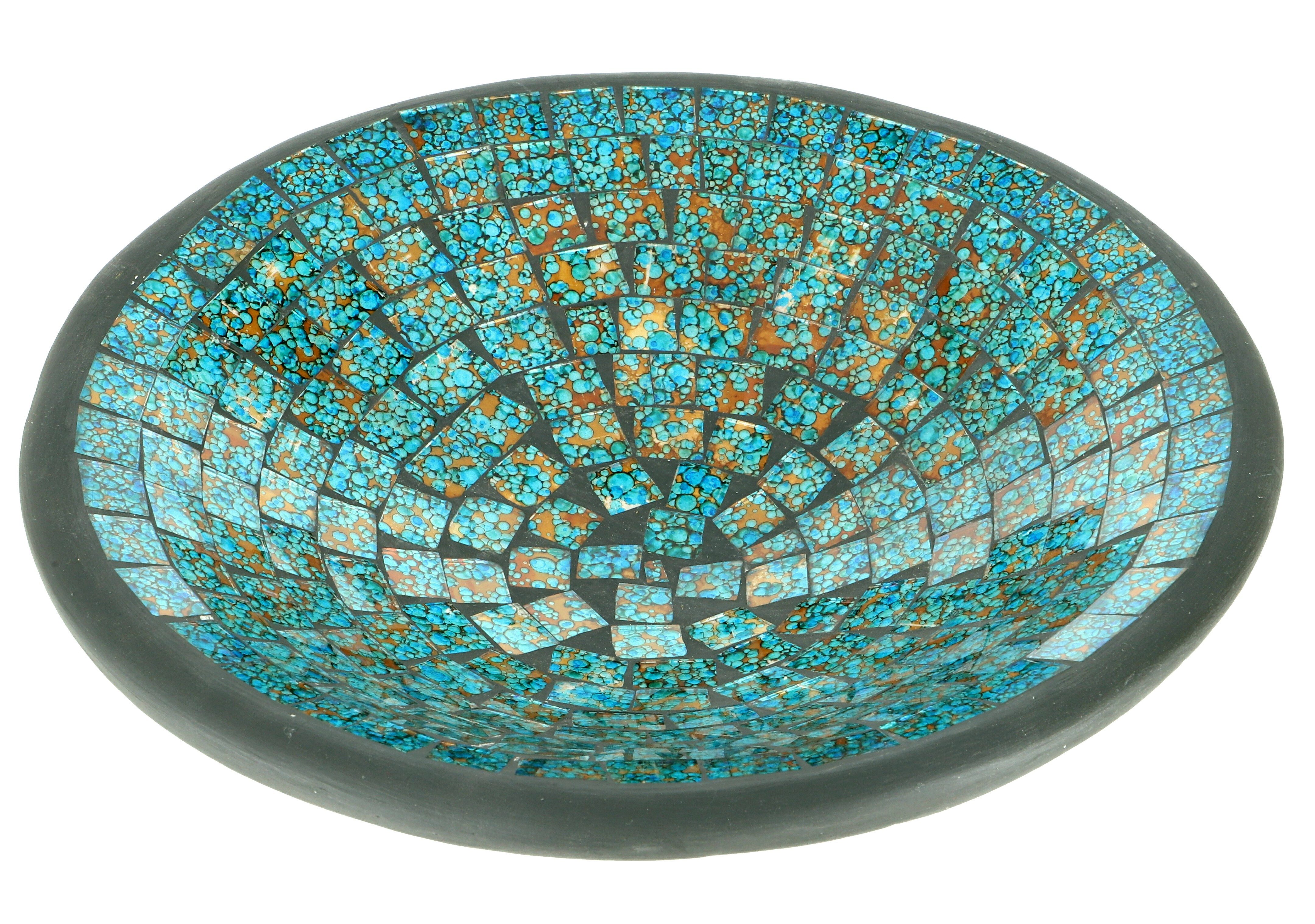 Guru-Shop Dekoschale Runde Mosaikschale, Untersetzer, Dekoschale,.. – Bild 2 von 2