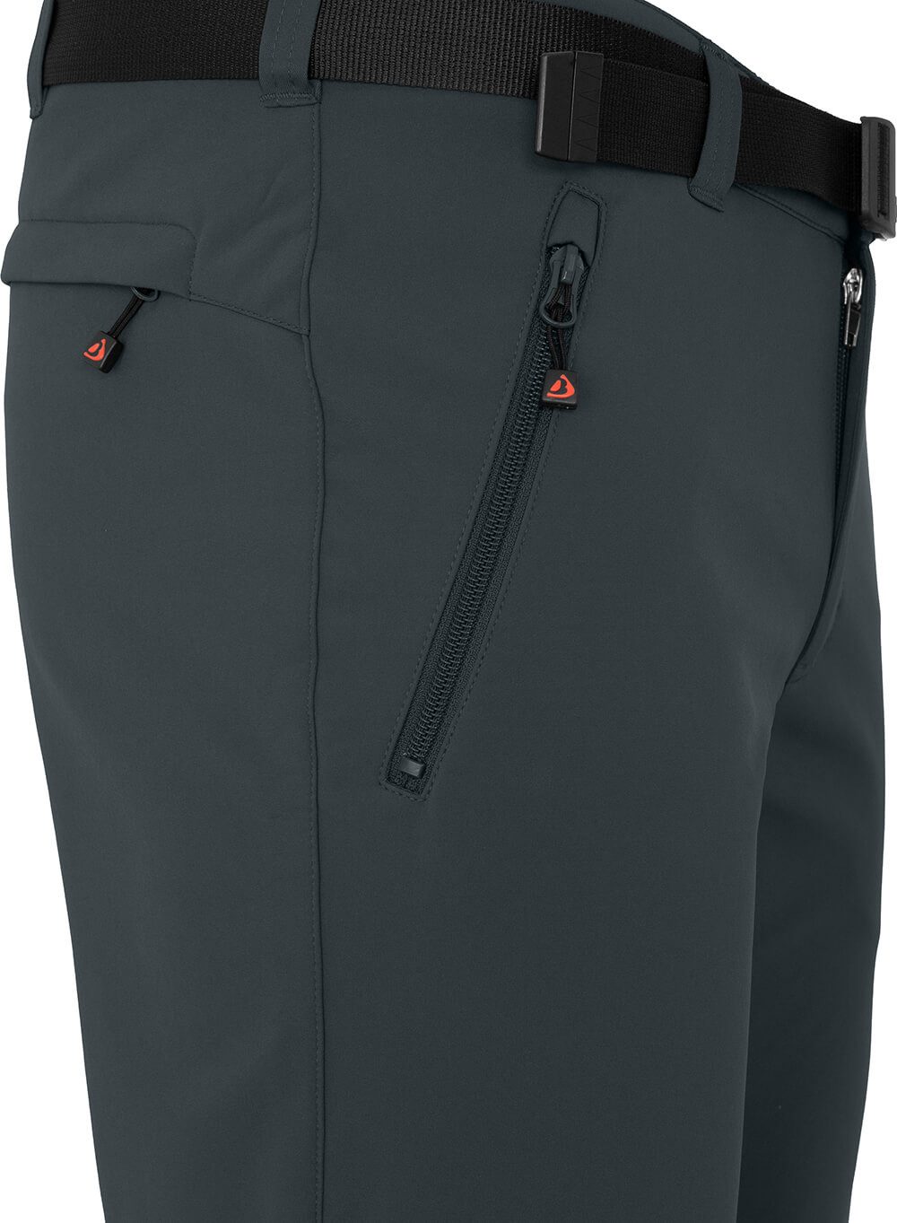 Bergson Outdoorhose ONETREE Herren Winter Softshellhose, winddicht, mit warmem Innenfleece, Langg – Bild 3 von 5