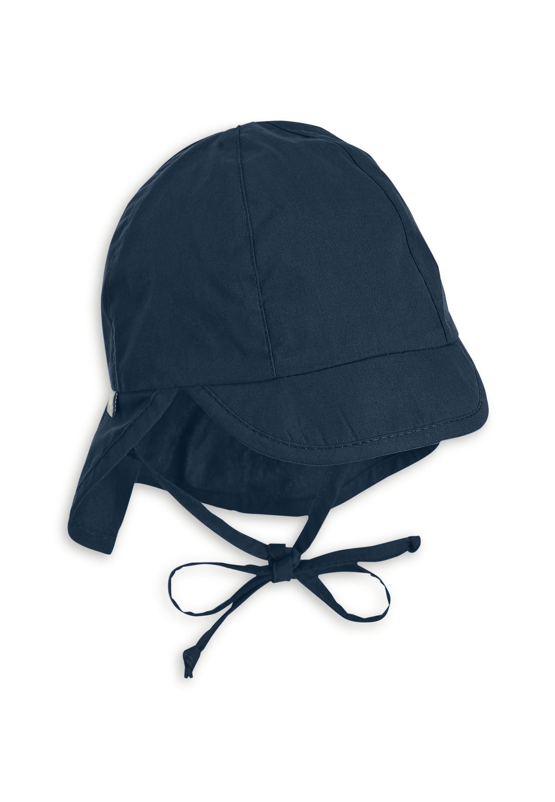 Sterntaler® Schirmmütze UV-Schutz 50+ Schirmmütze mit Nackenschutz uni (1-St) Mütze mit Nackenschutz aus UV-Popeline unifarben