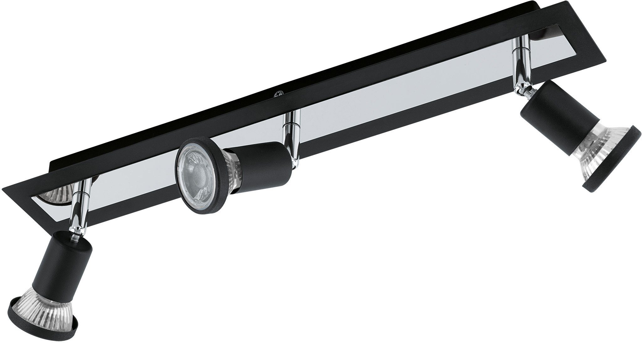 EGLO LED Warmweiß, Deckenlampe, LED SARRIA, LED LED Spot Deckenleuchte, wechselbar, 3-flammiger Deckenspots