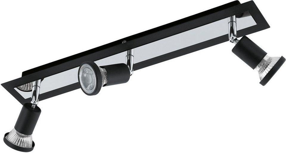EGLO LED Deckenspots SARRIA, LED wechselbar, Warmweiß, LED Deckenleuchte,  LED Deckenlampe, 3-flammiger Spot