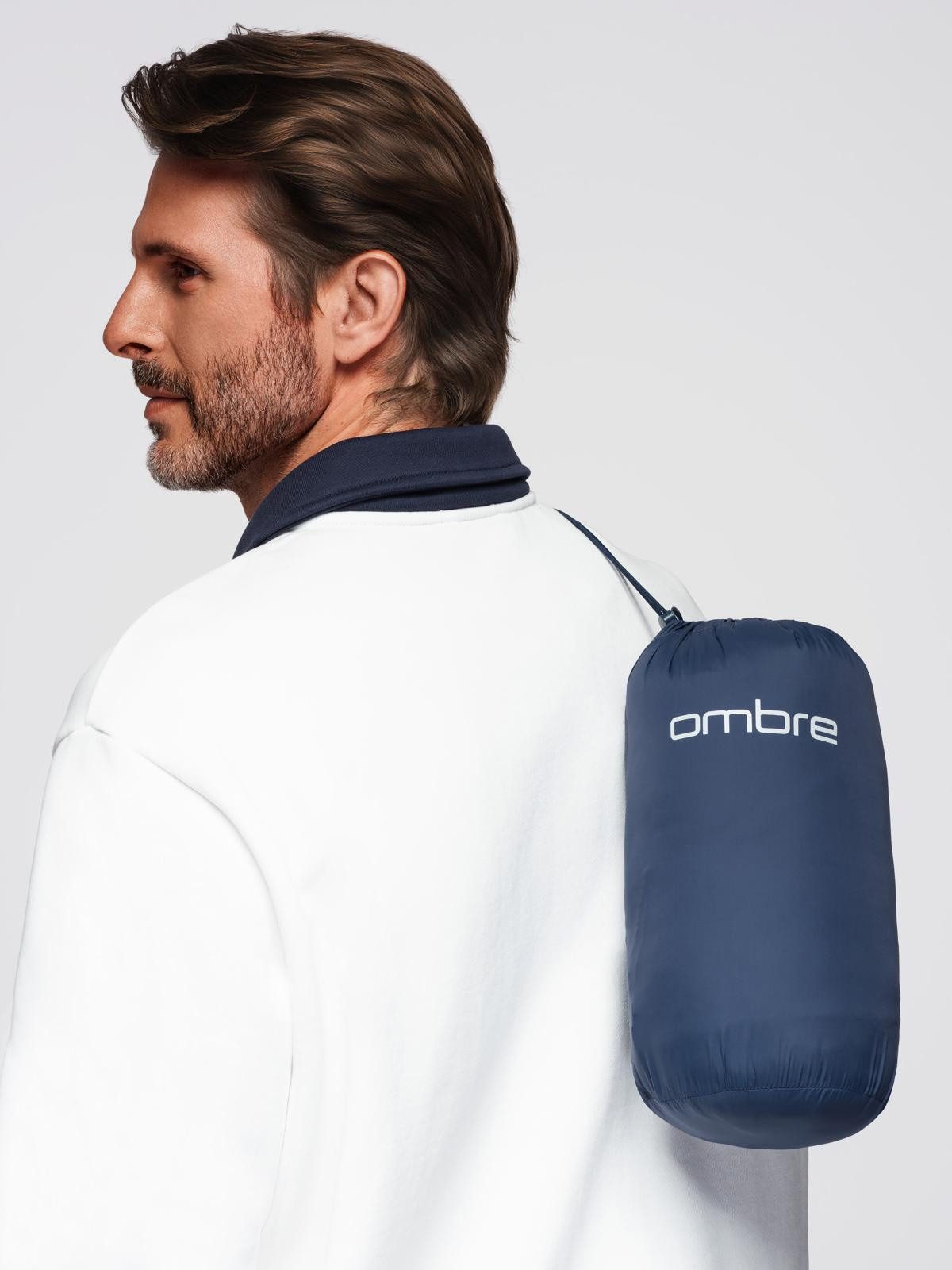 OMBRE Steppjacke Klassische gesteppte Herrenjacke mit Packbeutel Packbeutel günstig online kaufen