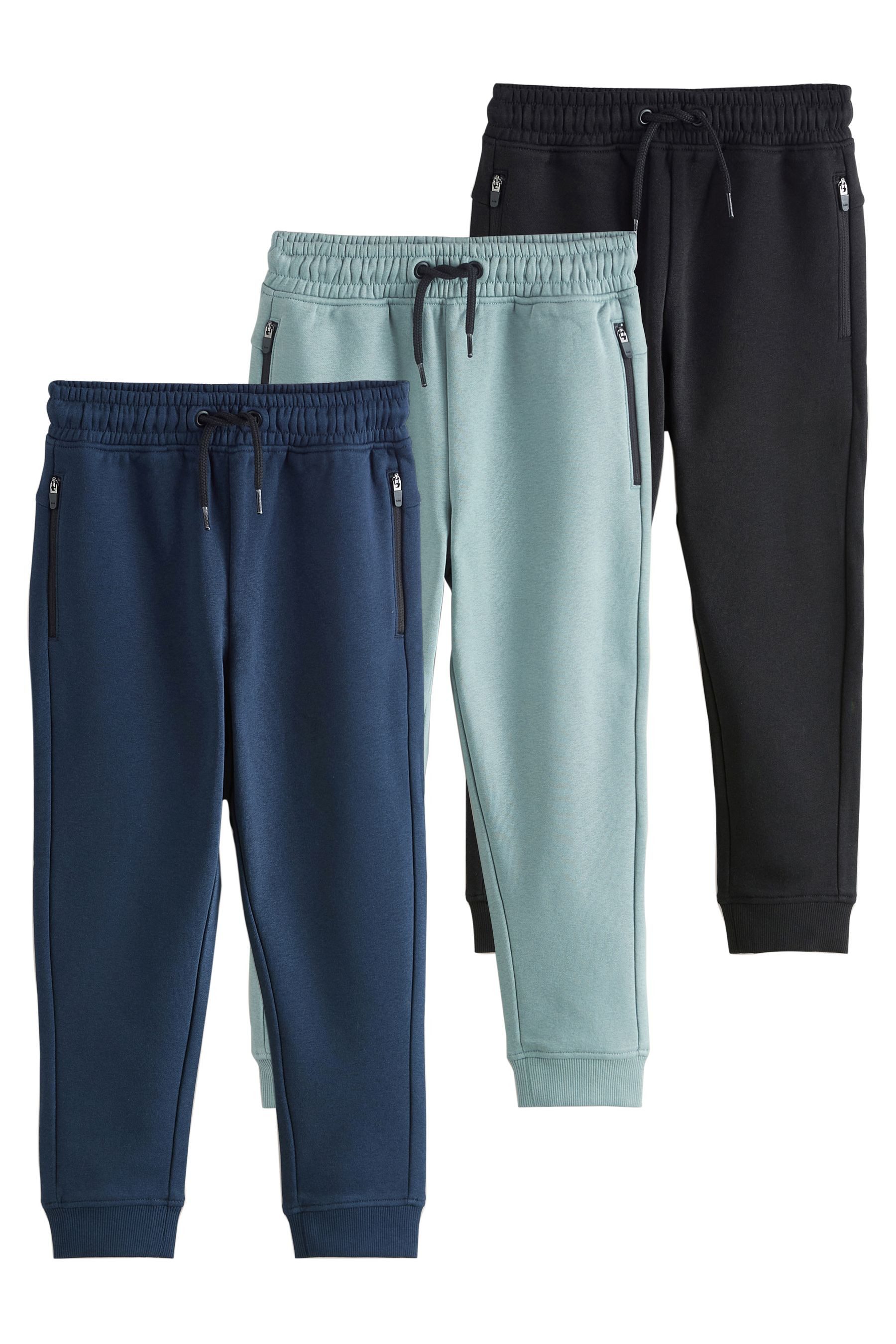 Next Jogginghose Slim Fit-Jogginghosen, 3er-Pack (3-tlg)