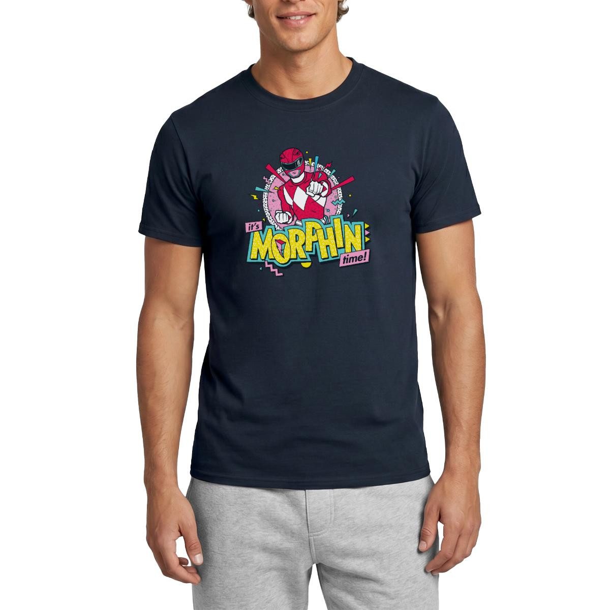 T-Shirt Power Rangers It's Morphin Time Männer T-Shirt