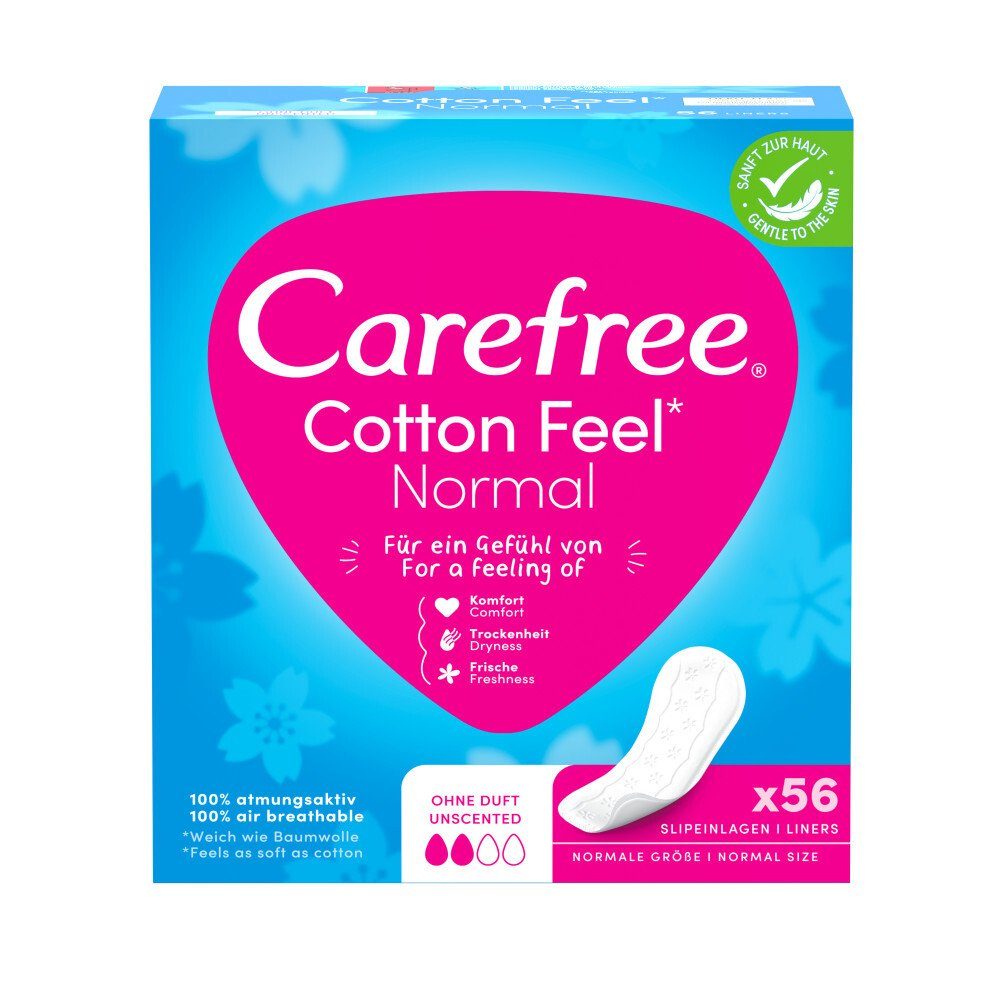 Slip-Einlage Cotton Feel Normal ohne Duft - 56 St.