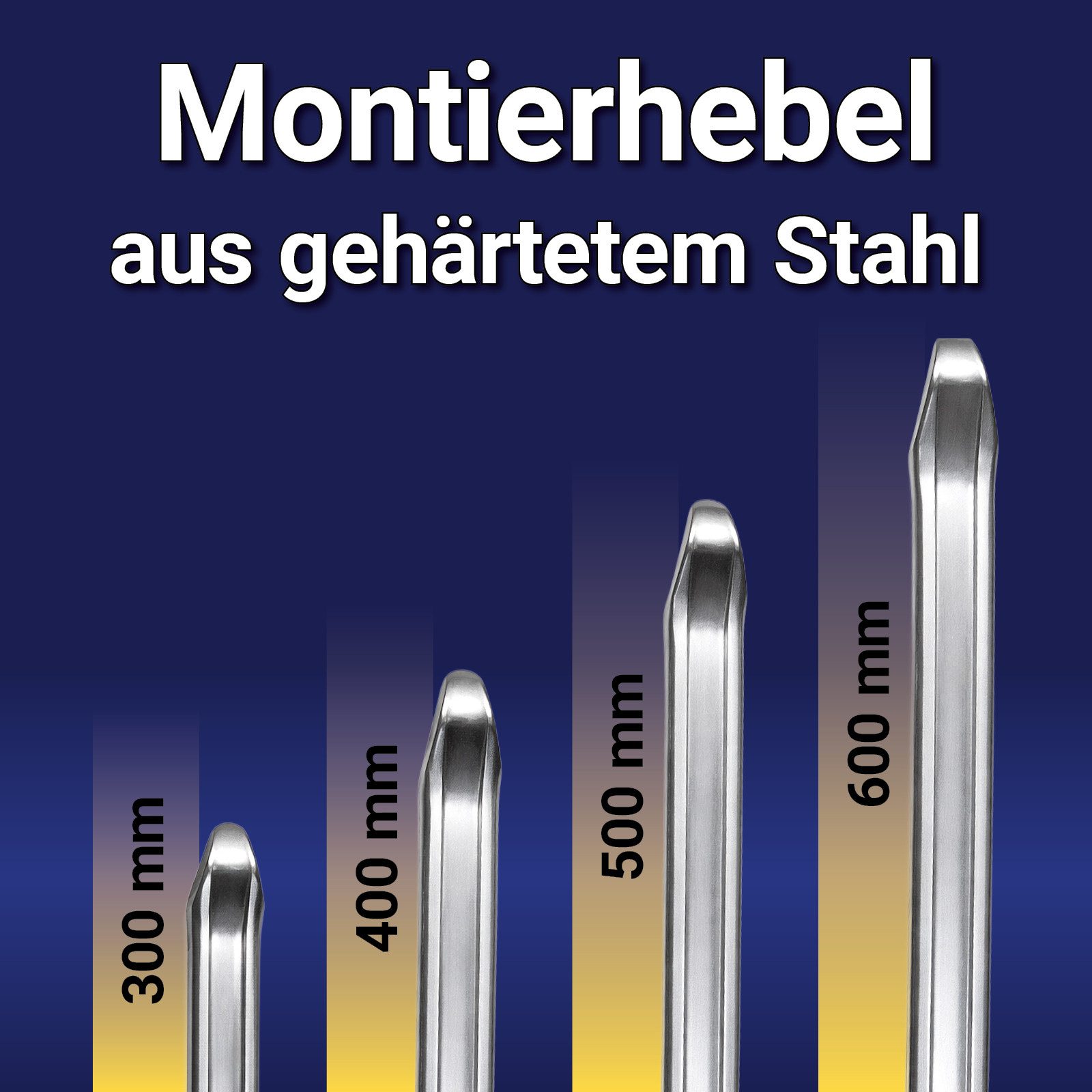 Bituxx Reifenmontierhilfe 4er Set Montierhebel, 4-tlg., MS-15304 – Bild 5 von 5