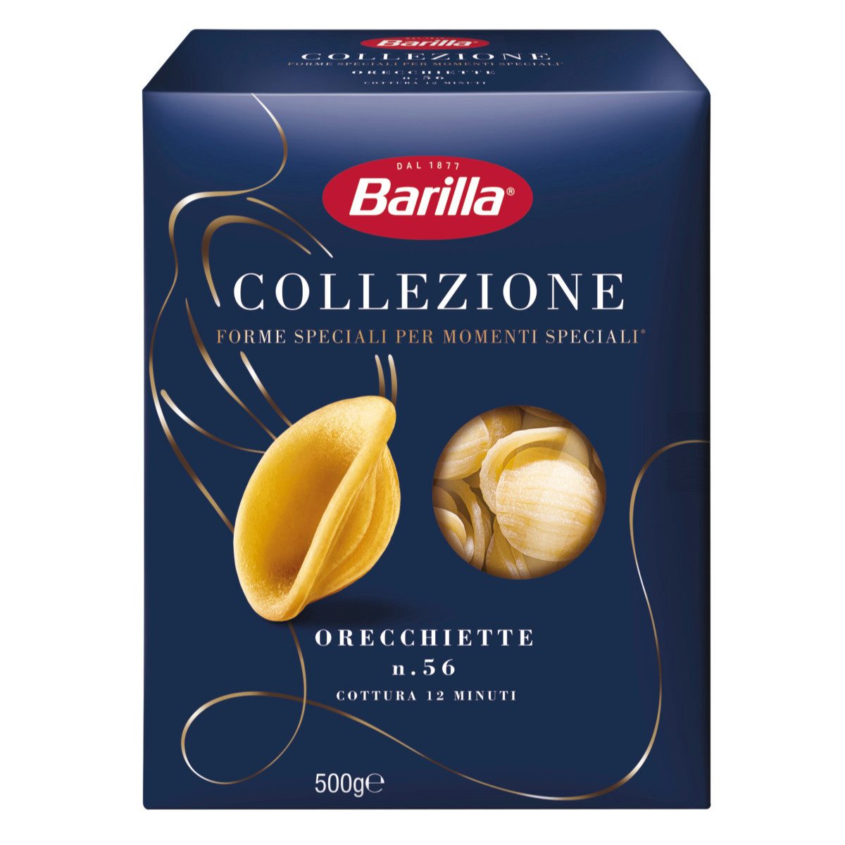 Barilla Nudeln, Barilla Collezione Orecchiette Pugliesi Hartweizen Pasta 500g
