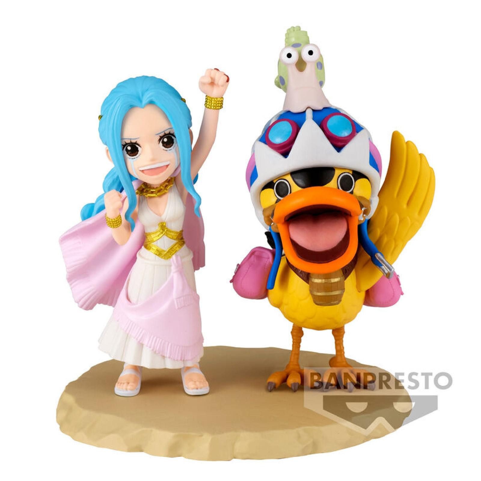 Sammelfigur One Piece world collectable Log Series Nefeltari Vivi & Karoo Figur 7c