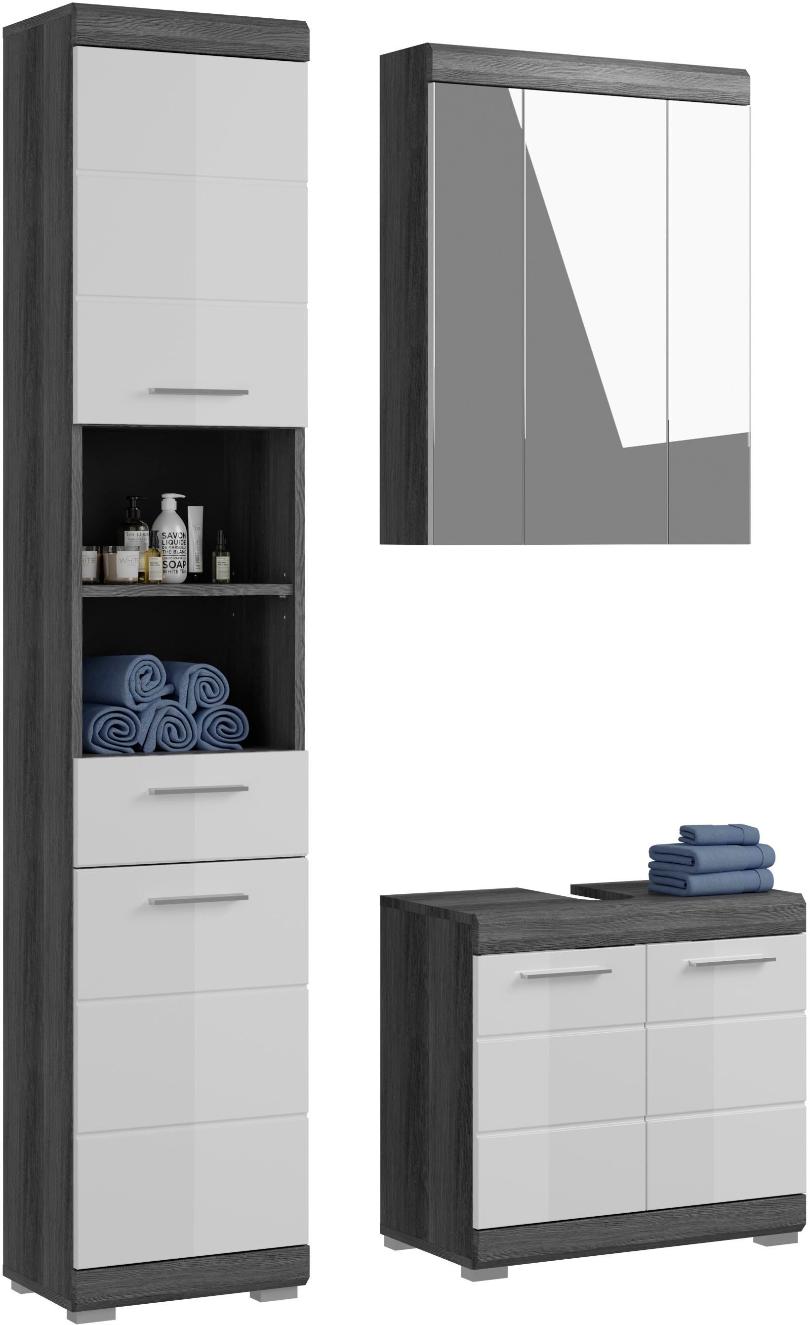 INOSIGN Badmöbel-Set Siena, 3 teilig, bestehend günstig online kaufen