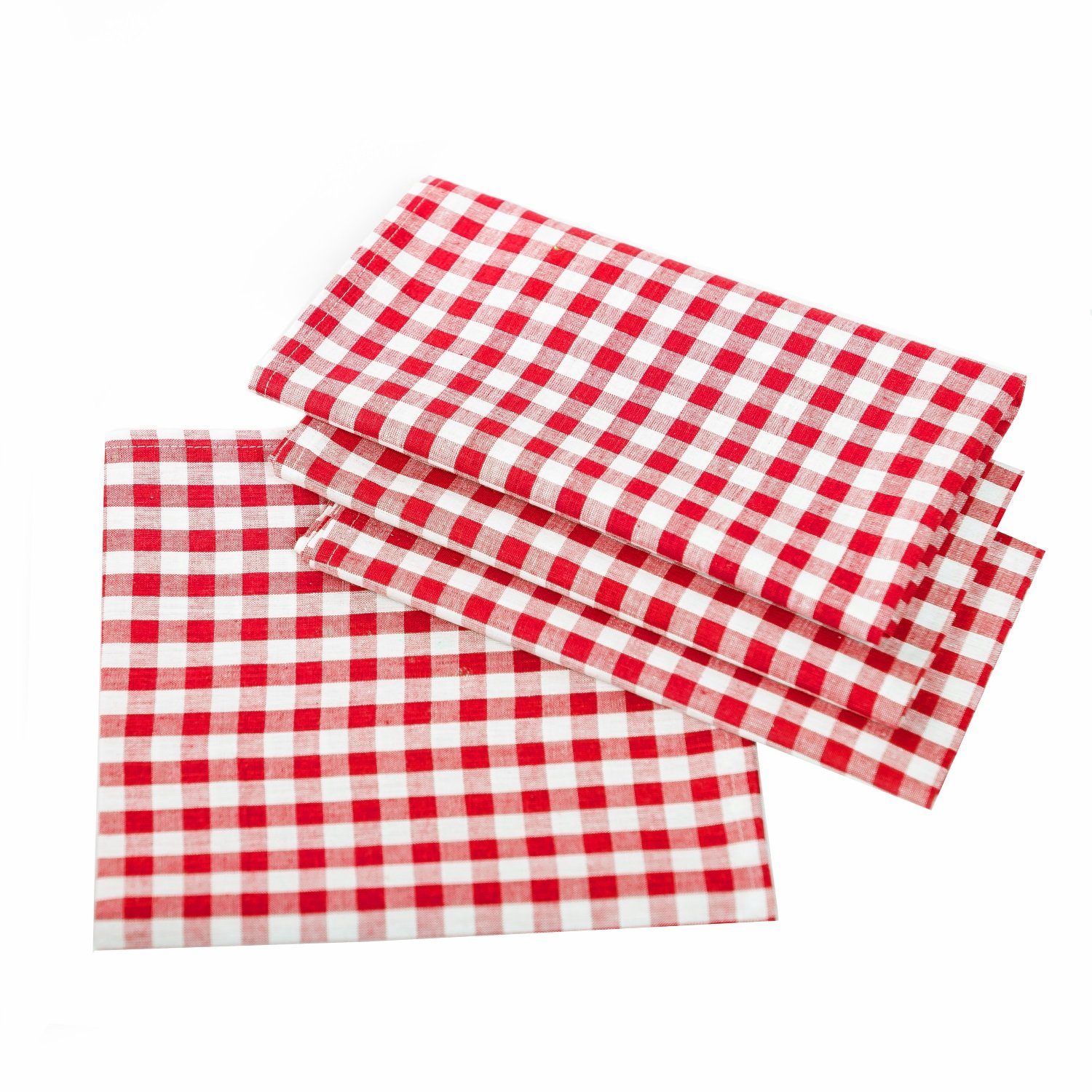 Tischdecke kariert Landhausstil Bauernkaro 100% Baumwolle