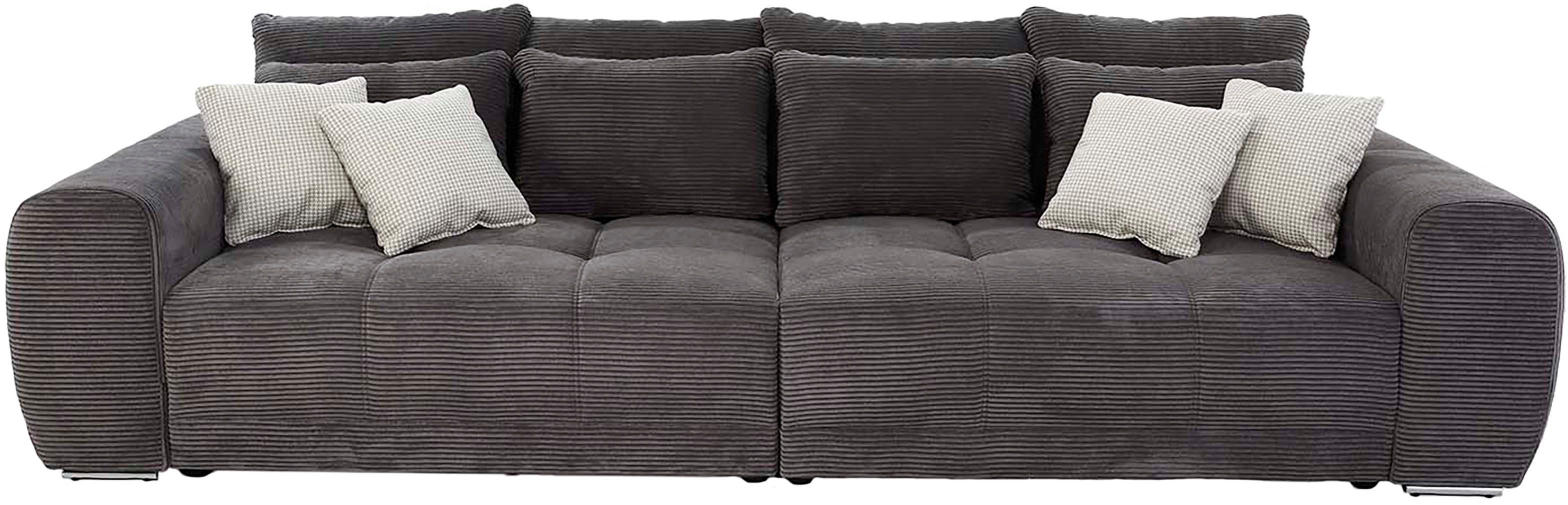 Jockenhöfer Gruppe Big-Sofa Moldau XXL, B: 306 cm, Mega-Sofa, mit 4 Zierkis günstig online kaufen