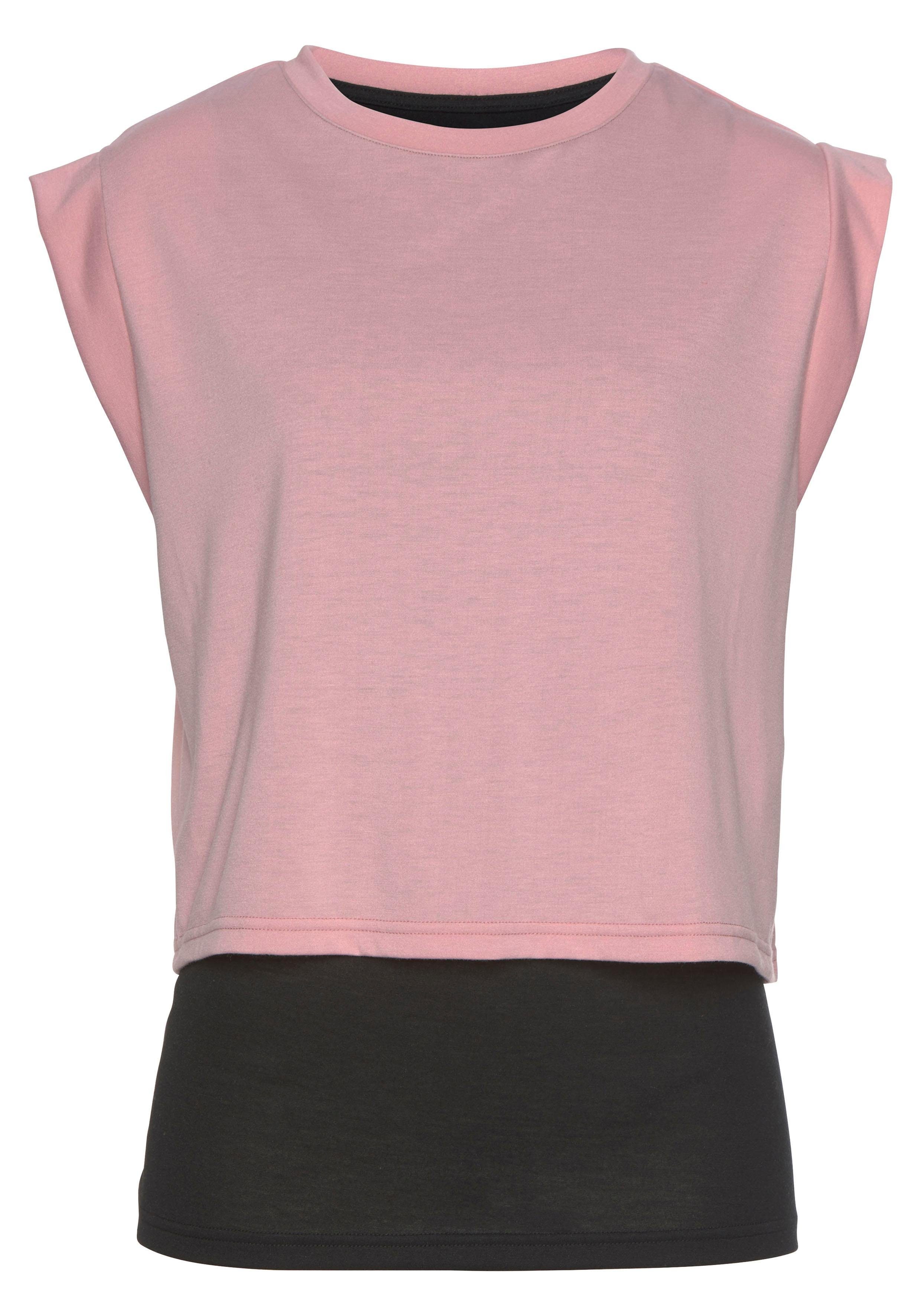 LASCANA ACTIVE 2-in-1-Shirt im doppellagigen Look – Bild 2 von 5
