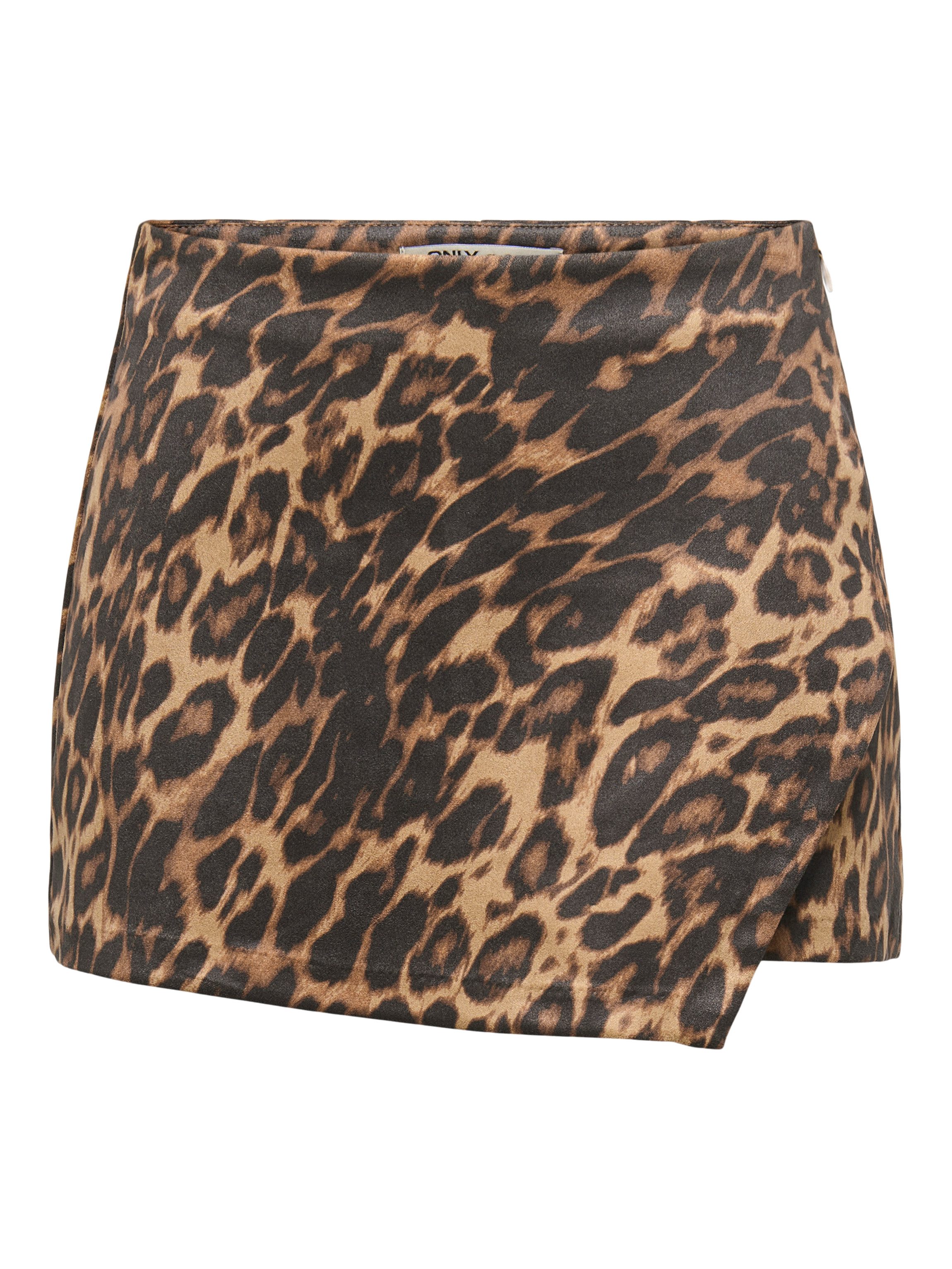ONLY Hosenrock ONLMIST-ASK MW FAUX SUEDE LEO SKORT PNT
