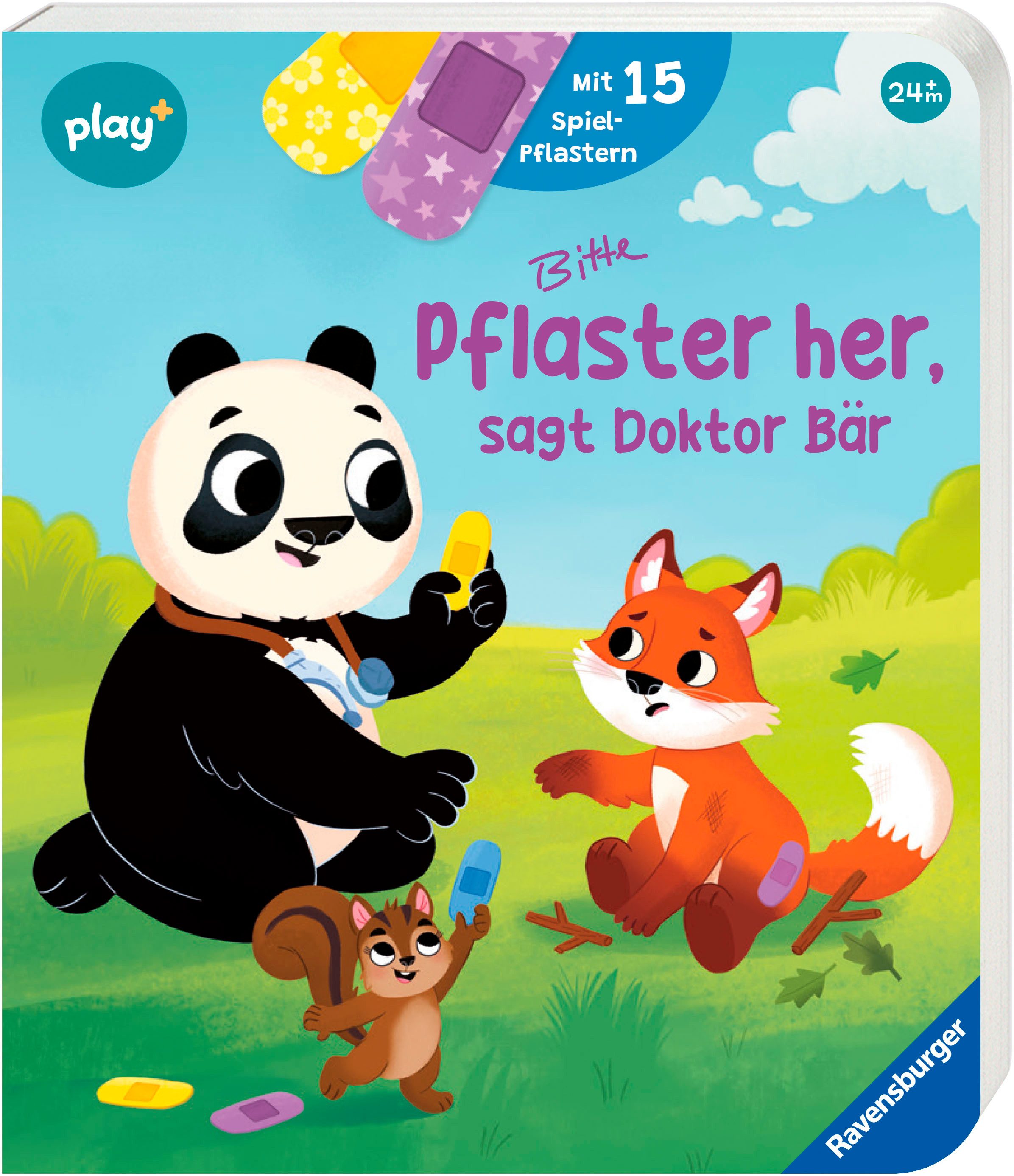 Play+ Mein lustiges Spielbuch, Pflaster her, sagt der Bär
