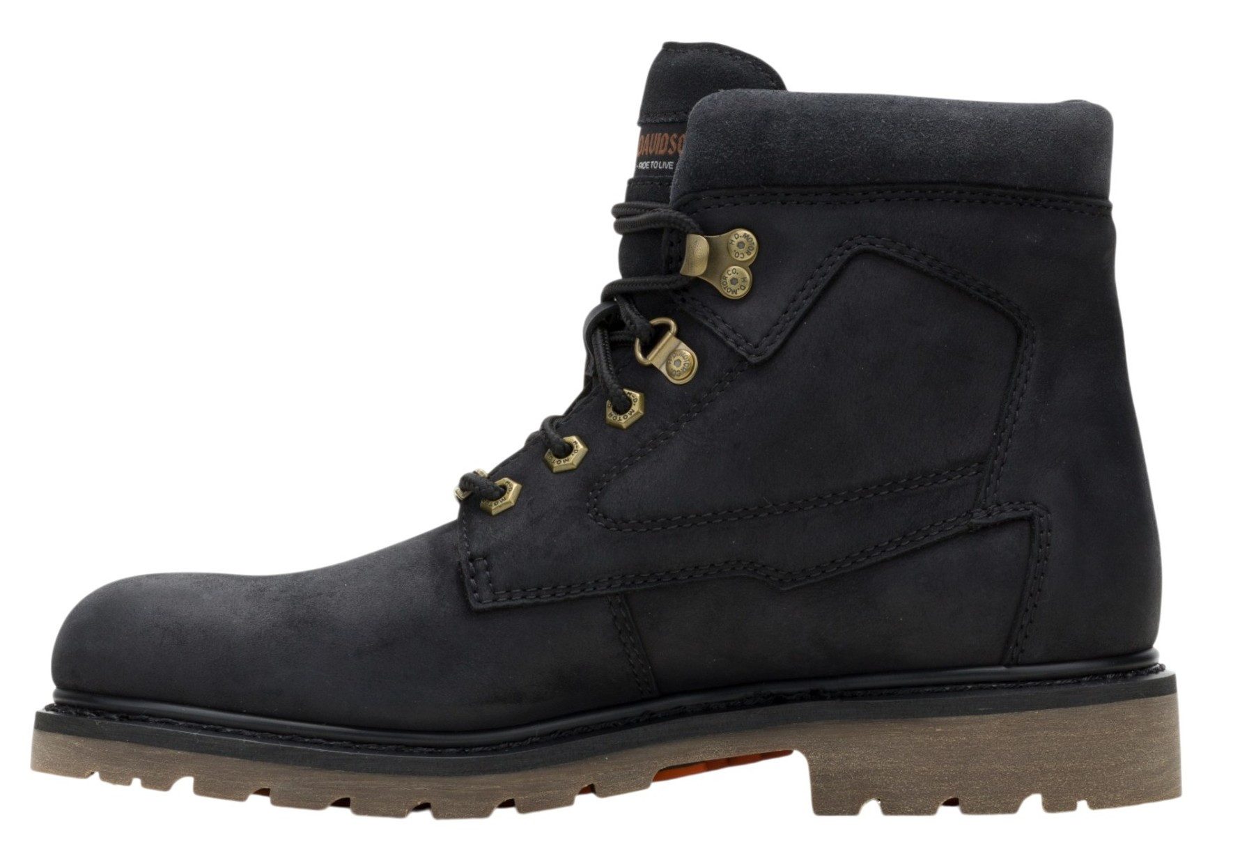 HARLEY-DAVIDSON D97331 Badlands Skull CE Black Stiefelette