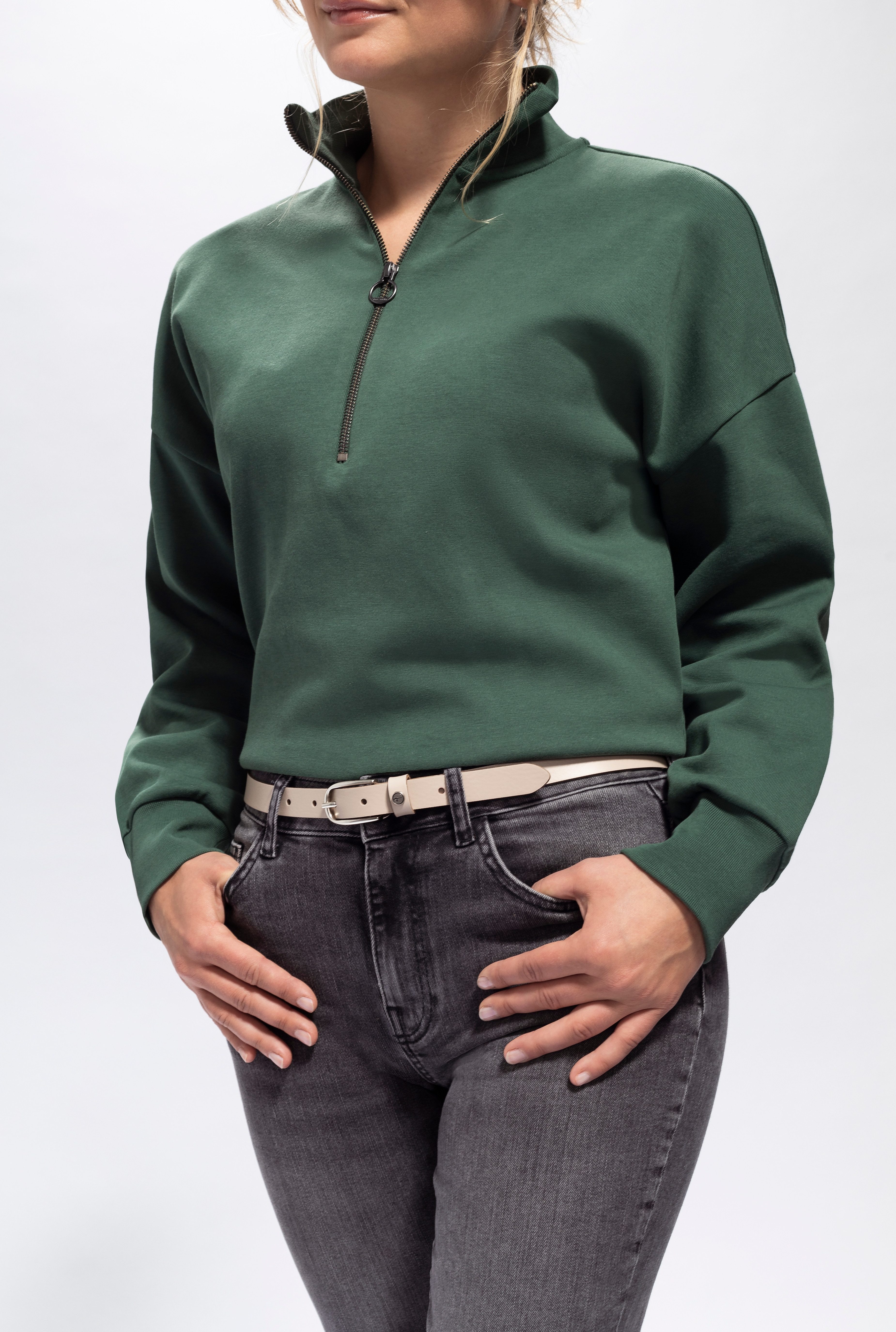 Tamaris Ledergürtel "Cassia Silver" weiches Rindleder mit leichter Narbung, schmal