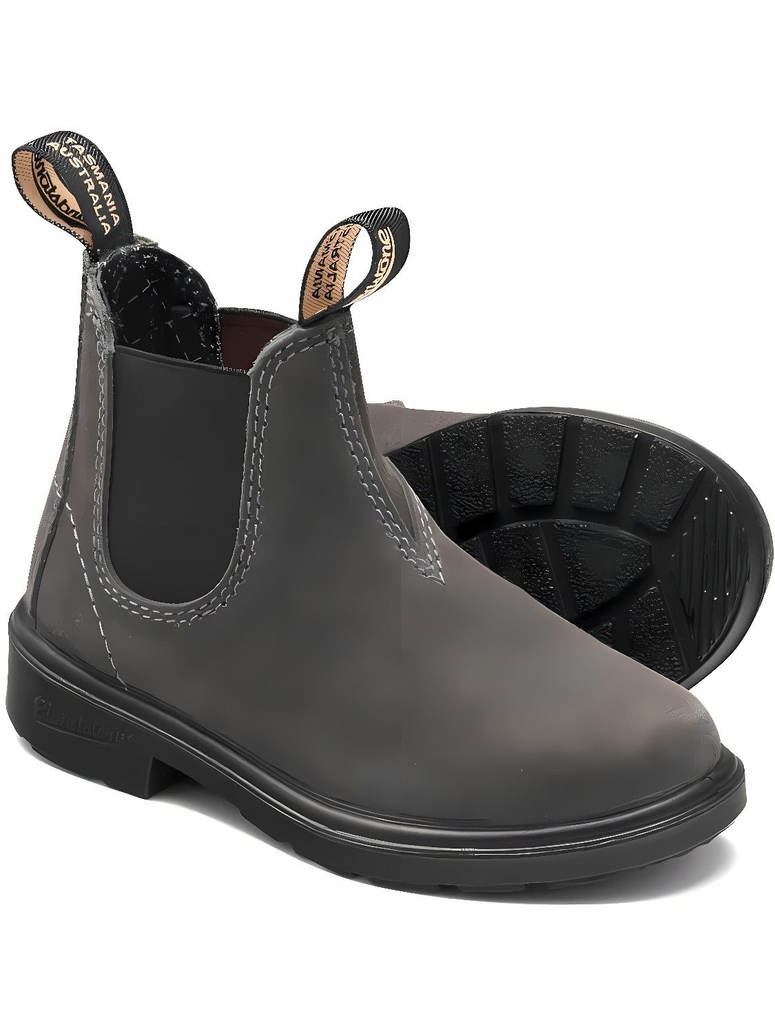 Blundstone 2594 Steel Grey Waxed Suede (Kids) Stiefel