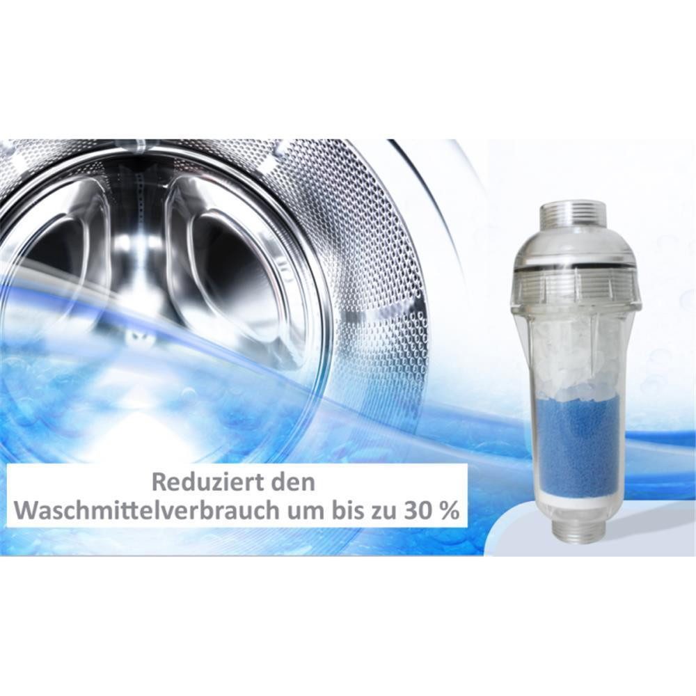 Aquintos Wasseraufbereitung Wasserfilter Waschmaschinen. - Spülmaschinenfilter 2in1, Zubehör für 3/4 Zoll, 2in1 Kalk Wasserfilter