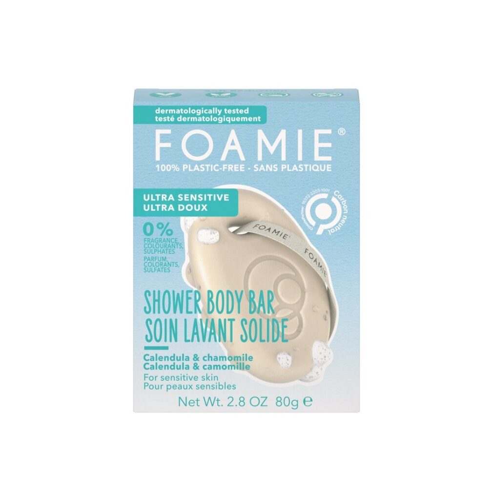 FOAMIE Körperpflegemittel Feste Duschpflege Ultra Sensitive (Dusch Body Bar) 80 g
