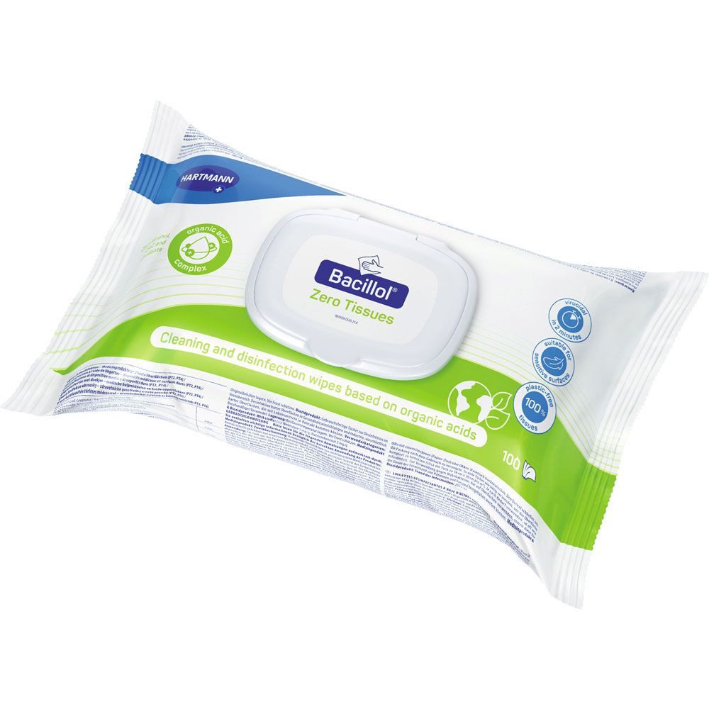 HARTMANN Bacillol® Zero Tissues Reinigungs- und Desinfektionstücher Reinigungstücher