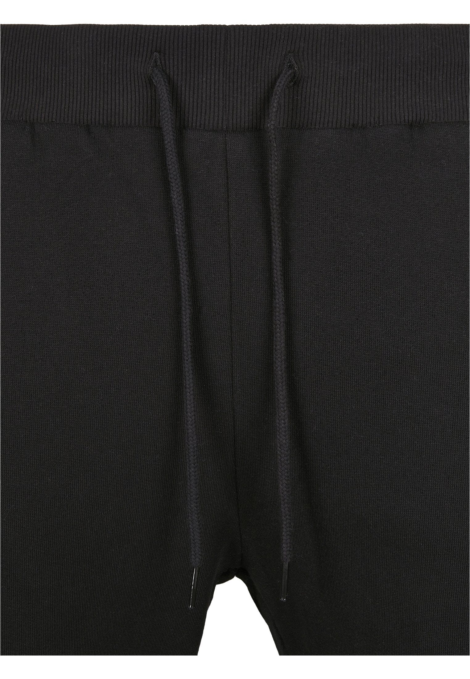 URBAN CLASSICS Basic Stoffhose black (1-tlg) Organic Boys Sweatpants Kids