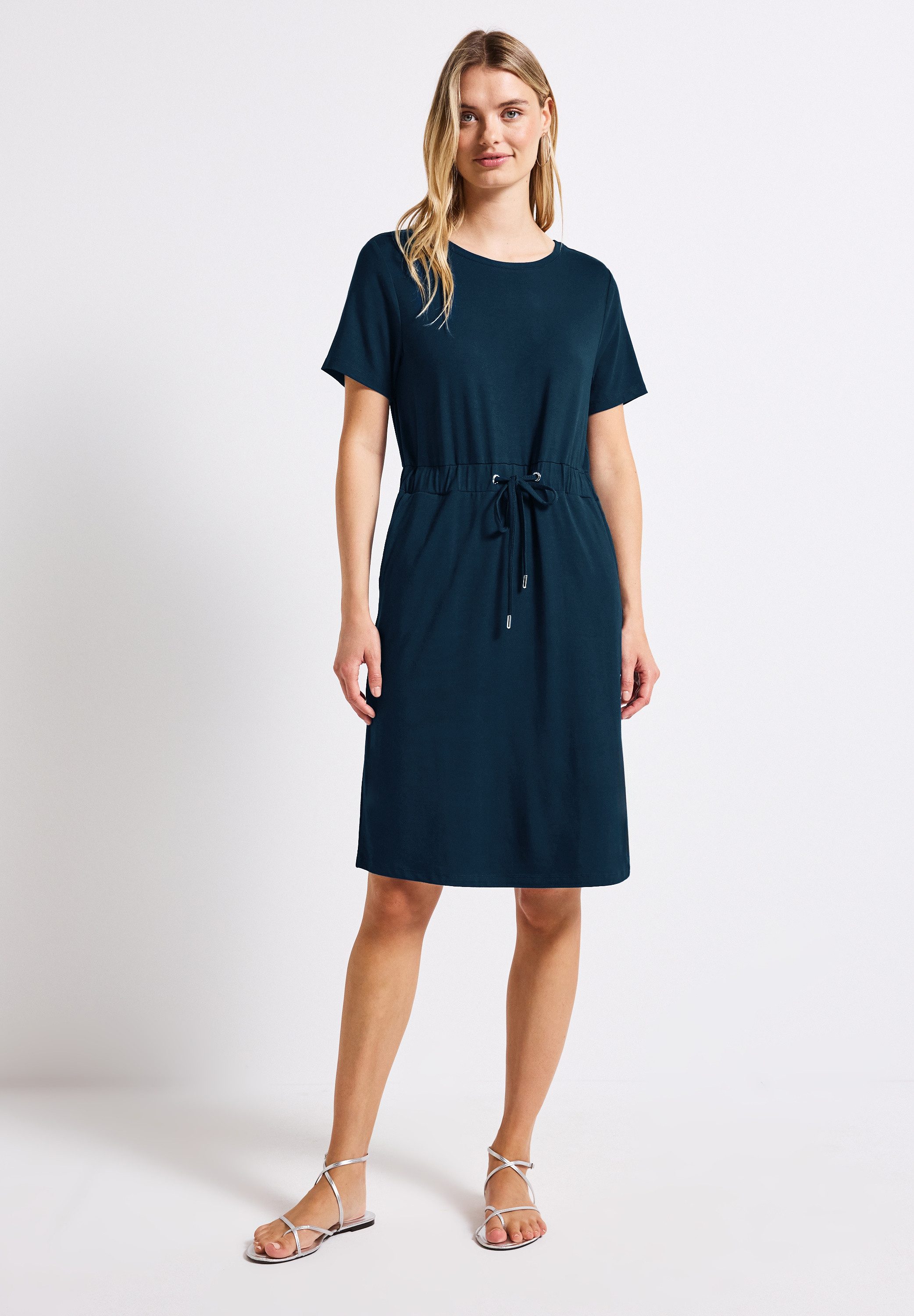 STREET ONE Jerseykleid mit Tunnelzug an günstig online kaufen