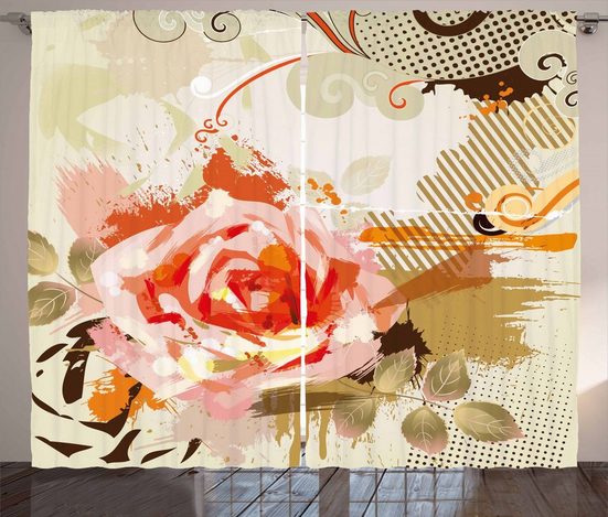 Gardine »Schlafzimmer Kräuselband Vorhang mit Schlaufen und Haken