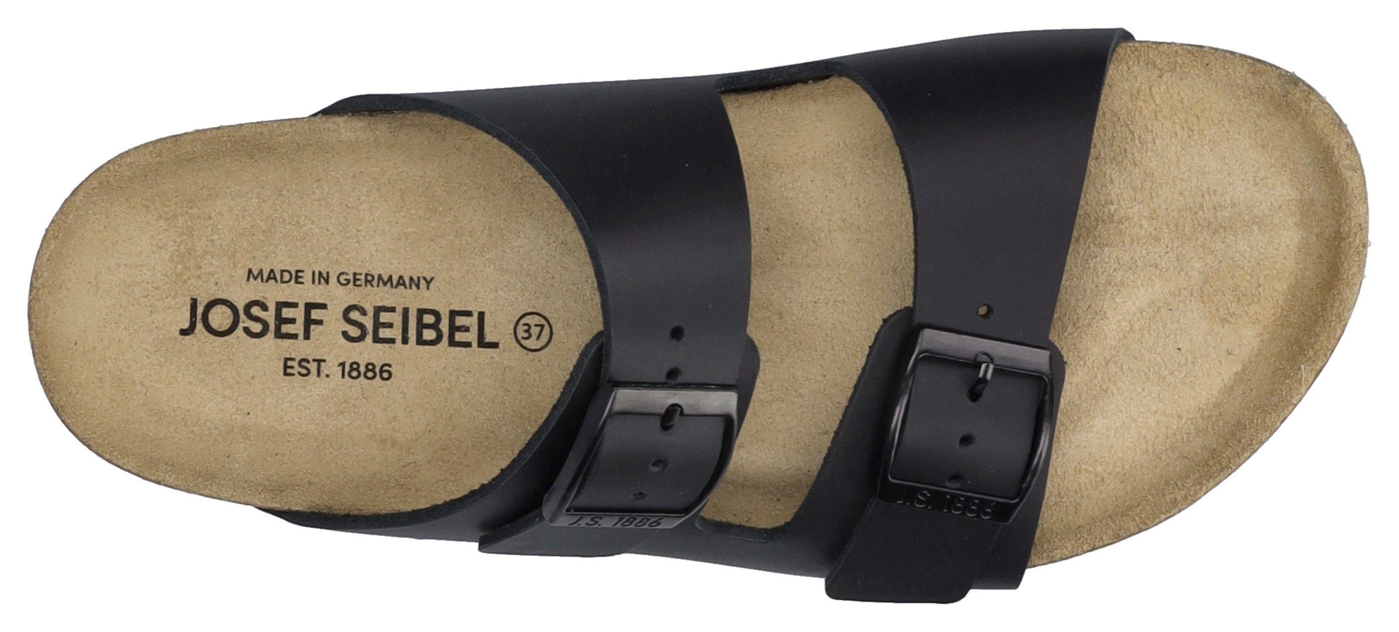 Josef Seibel Hermine 01 Pantolette, Plateau Sandale, Sommerschuh, Hausschuh mit komfortablem Fußbett