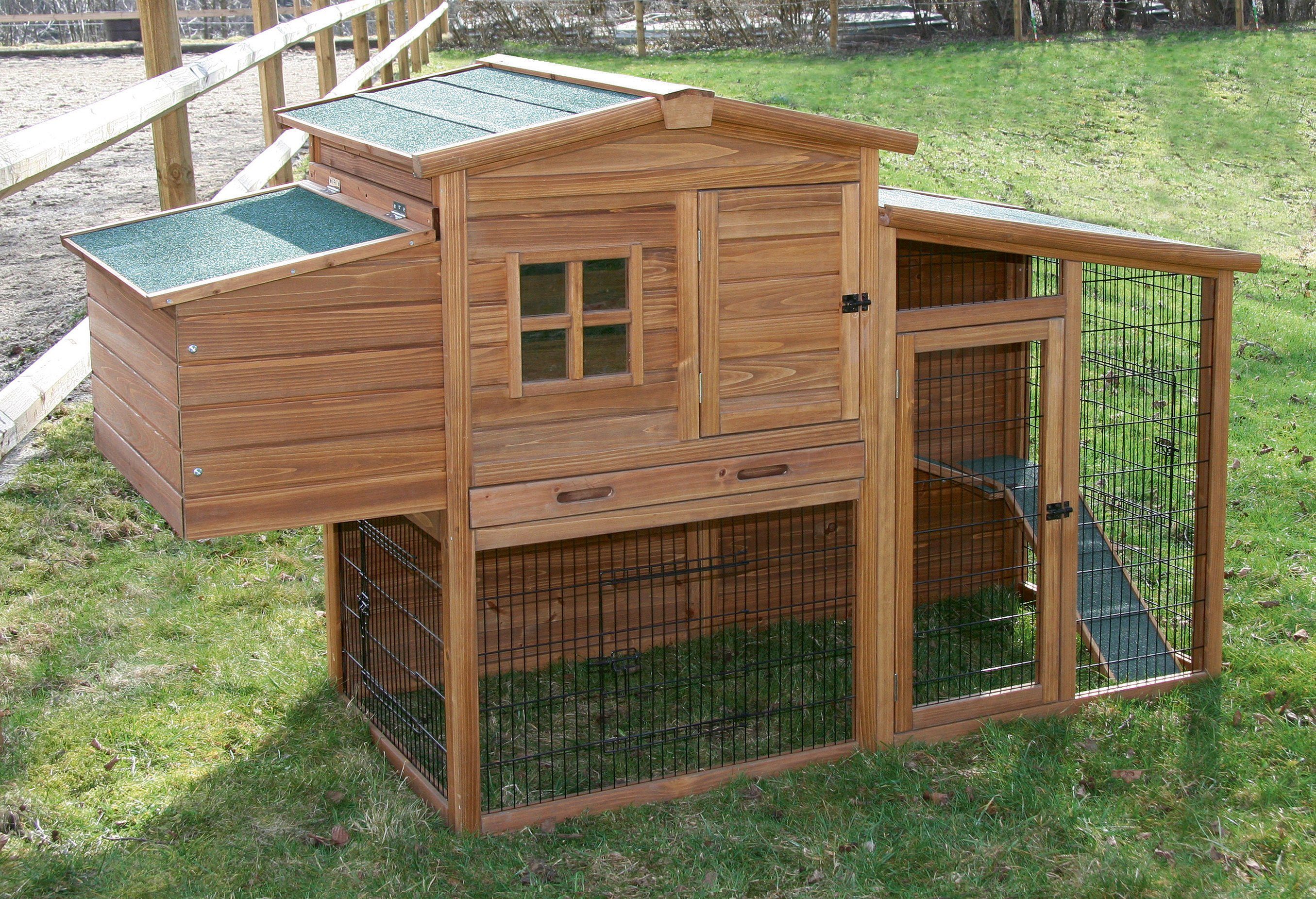 Kerbl Kleintierstall Kerbl Legenest Fortuna Anbau + Sitzstangen, für Kleintierstall 82813